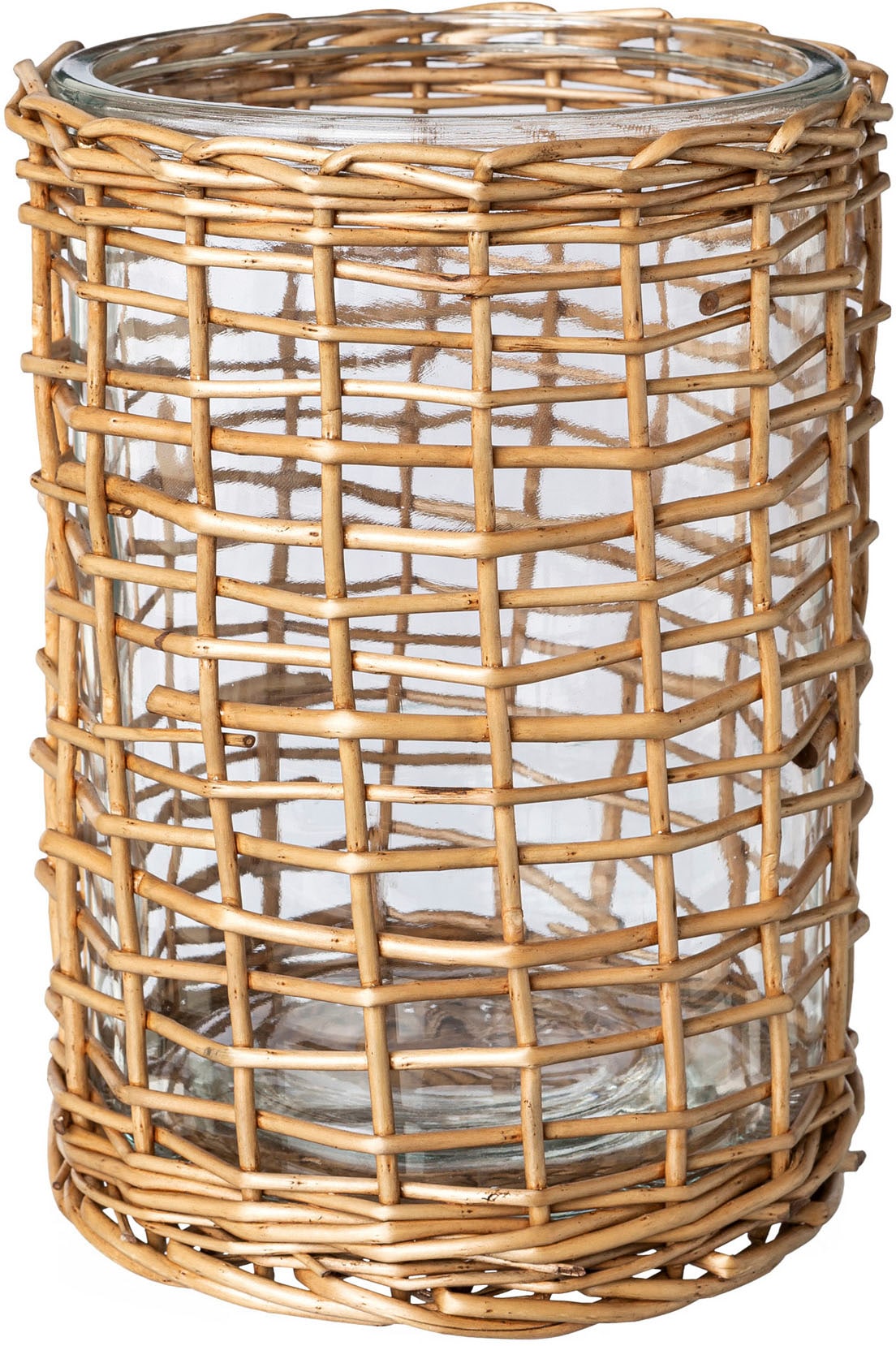 Image of Creativ home Windlicht "Kerzenhalter" mit Weiden Umzug