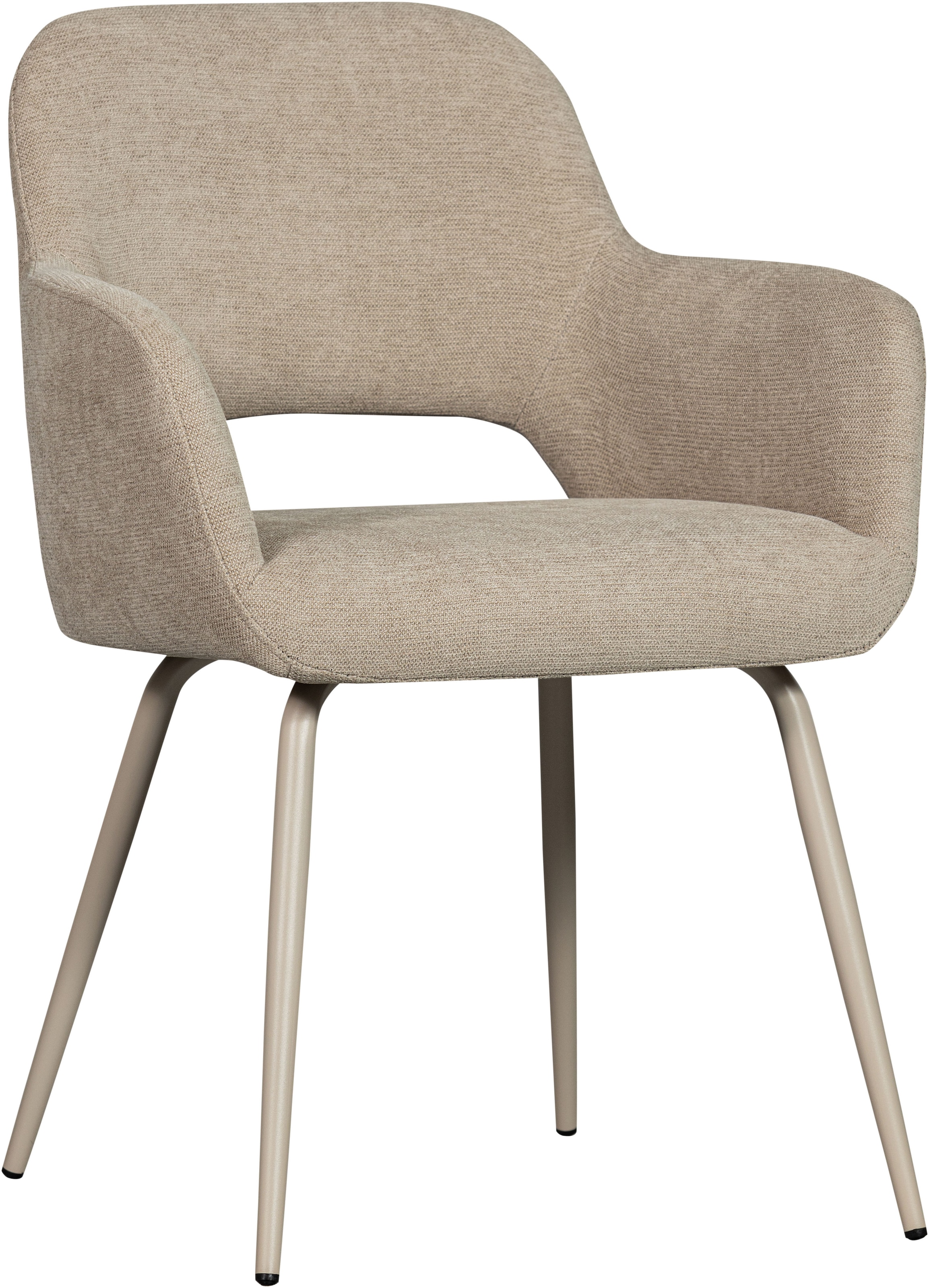 WOOOD Esszimmerstuhl »Jenny mit Hope-Gewebtem Bezug und Metallgestell, B 58 x T 58 x H 80 cm« (Set) 2 Stk.(Set, 2 St) Sehr hohe Verschleissfestigkeit, Tragkraft 100 kg