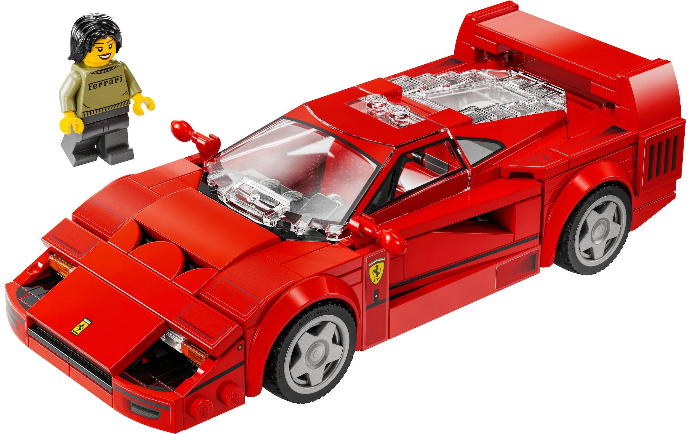 LEGO® Konstruktionsspielsteine »Speed Champions Ferrari F40 Supersportwagen 76934«, (318 St.)