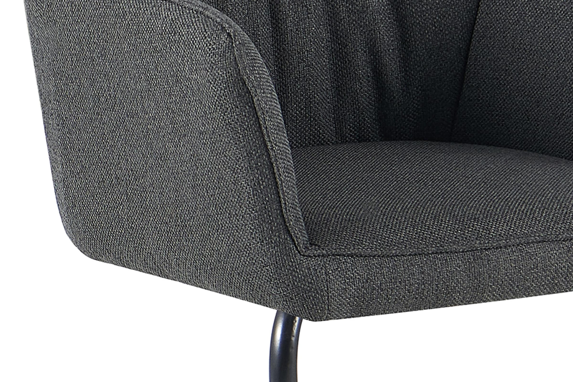 GOODproduct Chaise cantilever »Elba« (Set) 2 cuisgemütlicher Stuhl / Sessel, 180 Grad drehbar, Auto Return, Webstoff