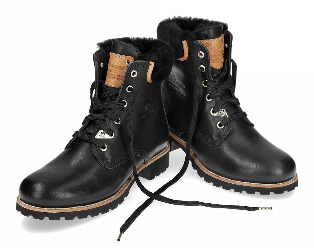 Panama Jack Winterboots, Schnürboots, Stiefelette mit Logoprägung