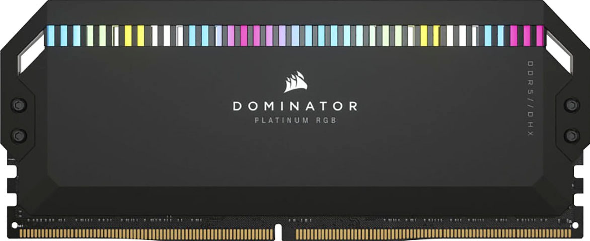 Corsair Arbeitsspeicher »Dominator Platinum RGB DDR5 6200MHz DIMM 32GB (2x16GB)«, RGB Beleuchtung ICUE