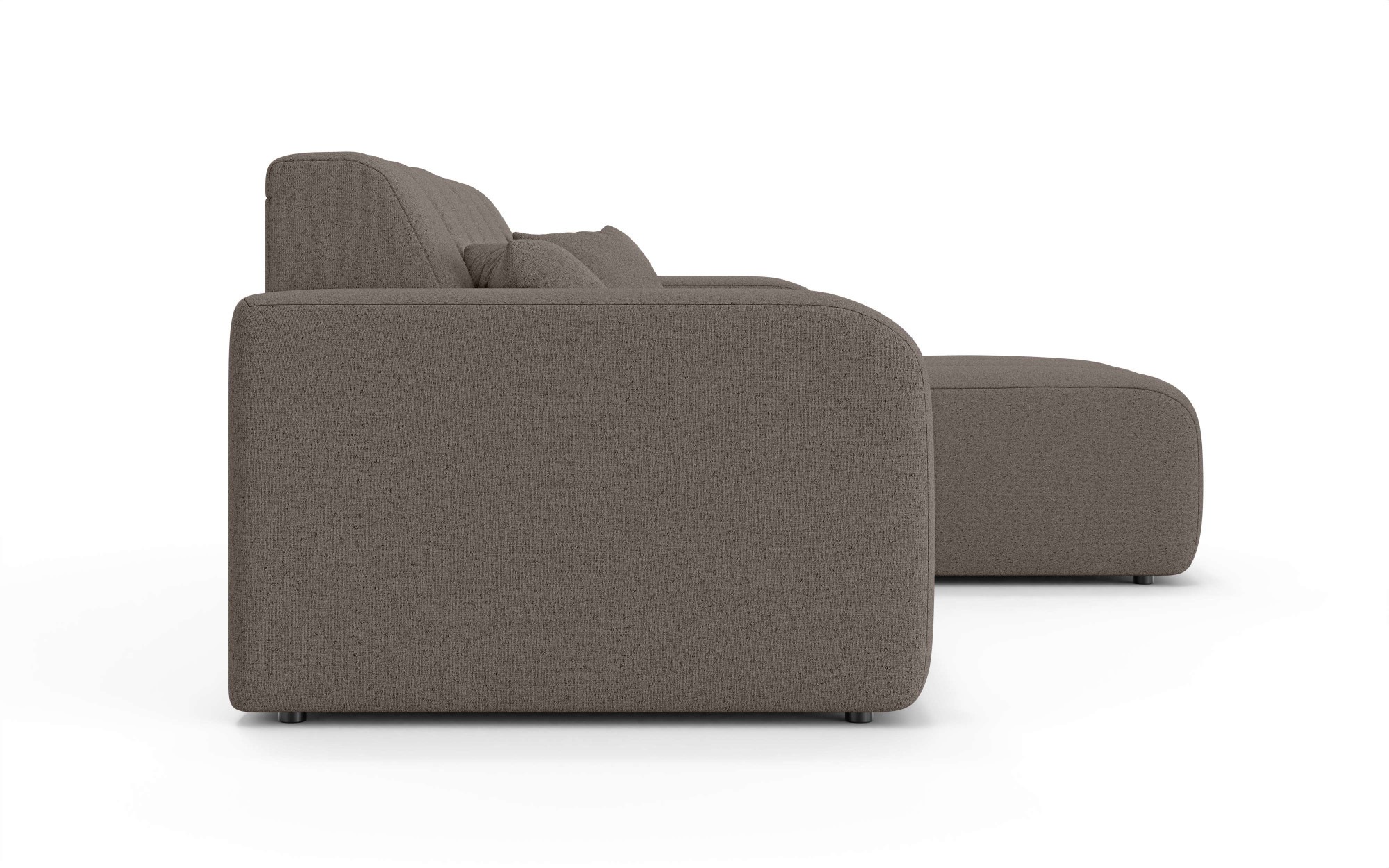 INOSIGN Ecksofa »CASSY L-Form, Schlafsofa mit Bettkasten, Masse B/T/H: 245/165/88 cm«, mit 2 Rückenkissen, Recamiere rechts oder links bestellbar
