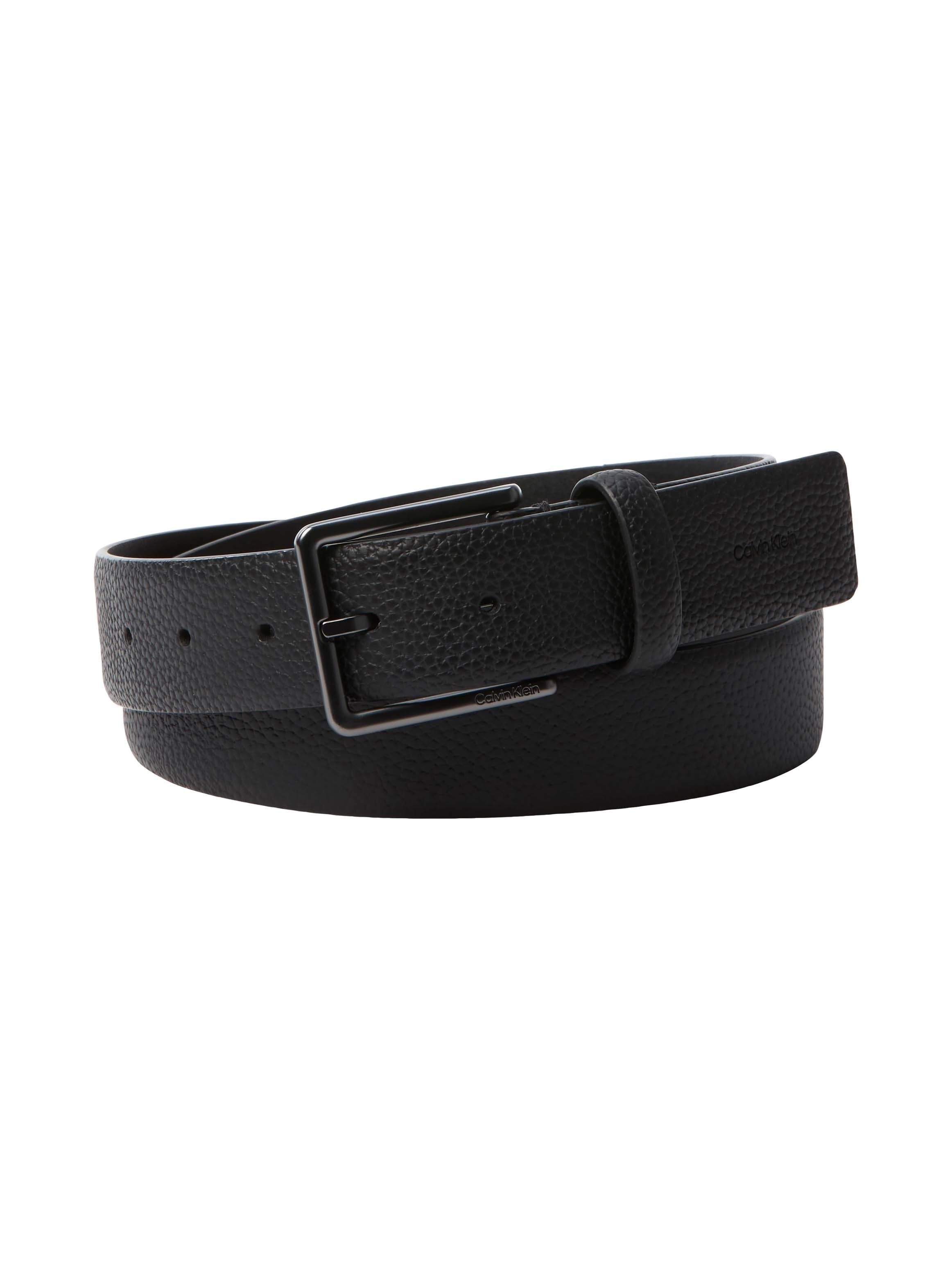 Image of Calvin Klein Ledergürtel "CASUAL PIN BUCKLE PEBBLE 40MM FI" Grössenverstellbar mit Metallschliesse