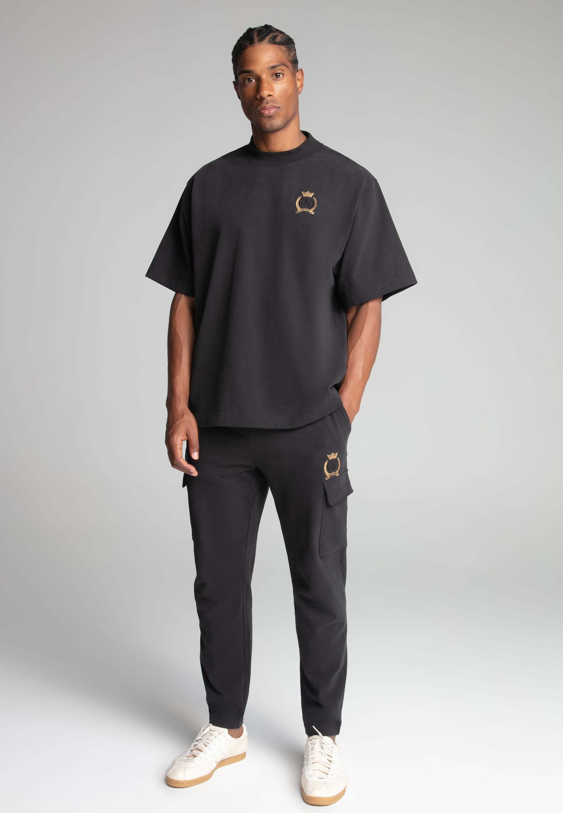 Siksilk Sweatpants »Siksilk Jogginghose Crest Cargo Joggers«