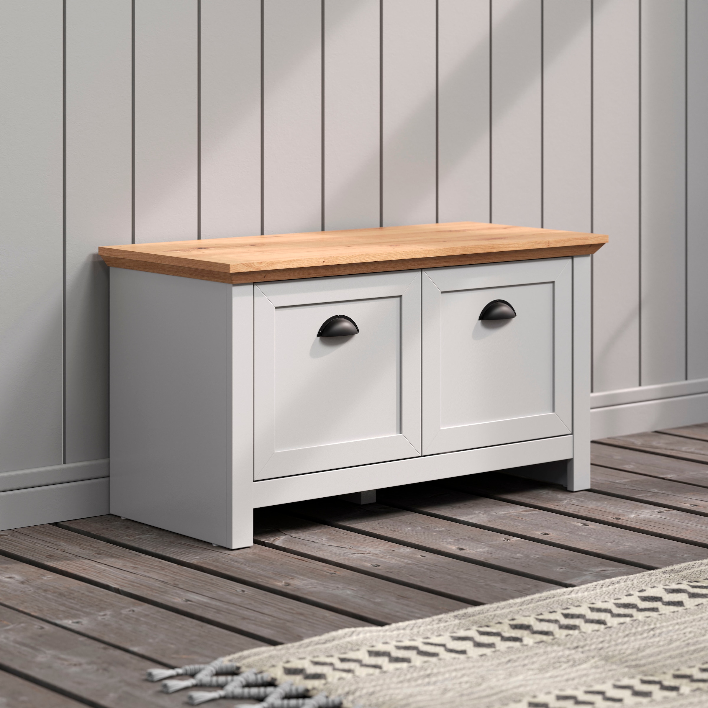 Home affaire Garderoben-Set »Herzwill«, (5 St.), 5-teiliges Sparset bestehend aus Schrank, Masse B/H/T ca.: 267/201/41cm