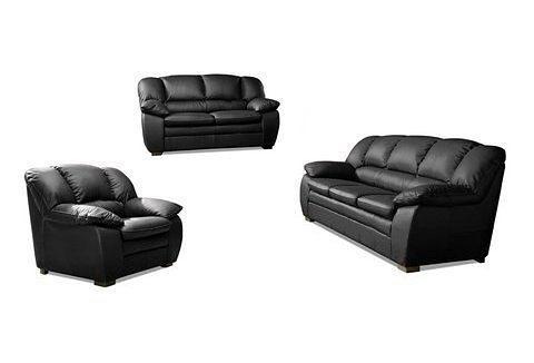 COTTA Polstergarnitur »Casino, Sofa Set, 3-2-1 Sitzer, Wohnzimmer Garnitur«, (Set, 3 tlg.), 3-teilig, Sessel, 2-Sitzer, 2,5-Sitzer, hohe Rückenlehne