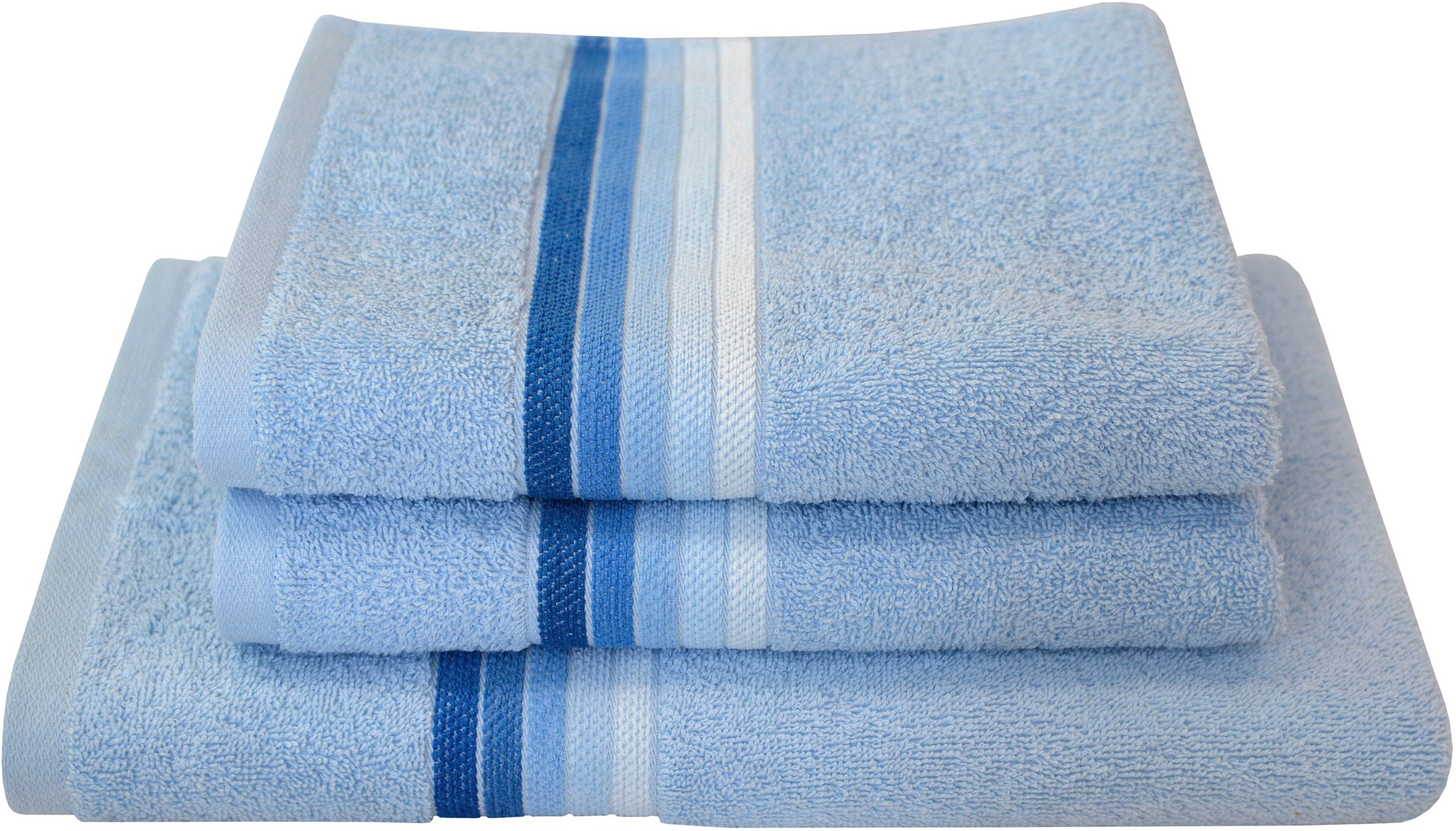 Image of Dyckhoff Handtuch Set "Chenille" Set 3 Stk. Frottier Set beinhaltet: 2x Handtuch (50x100cm) und 1x Duschtuch (70x140cm)