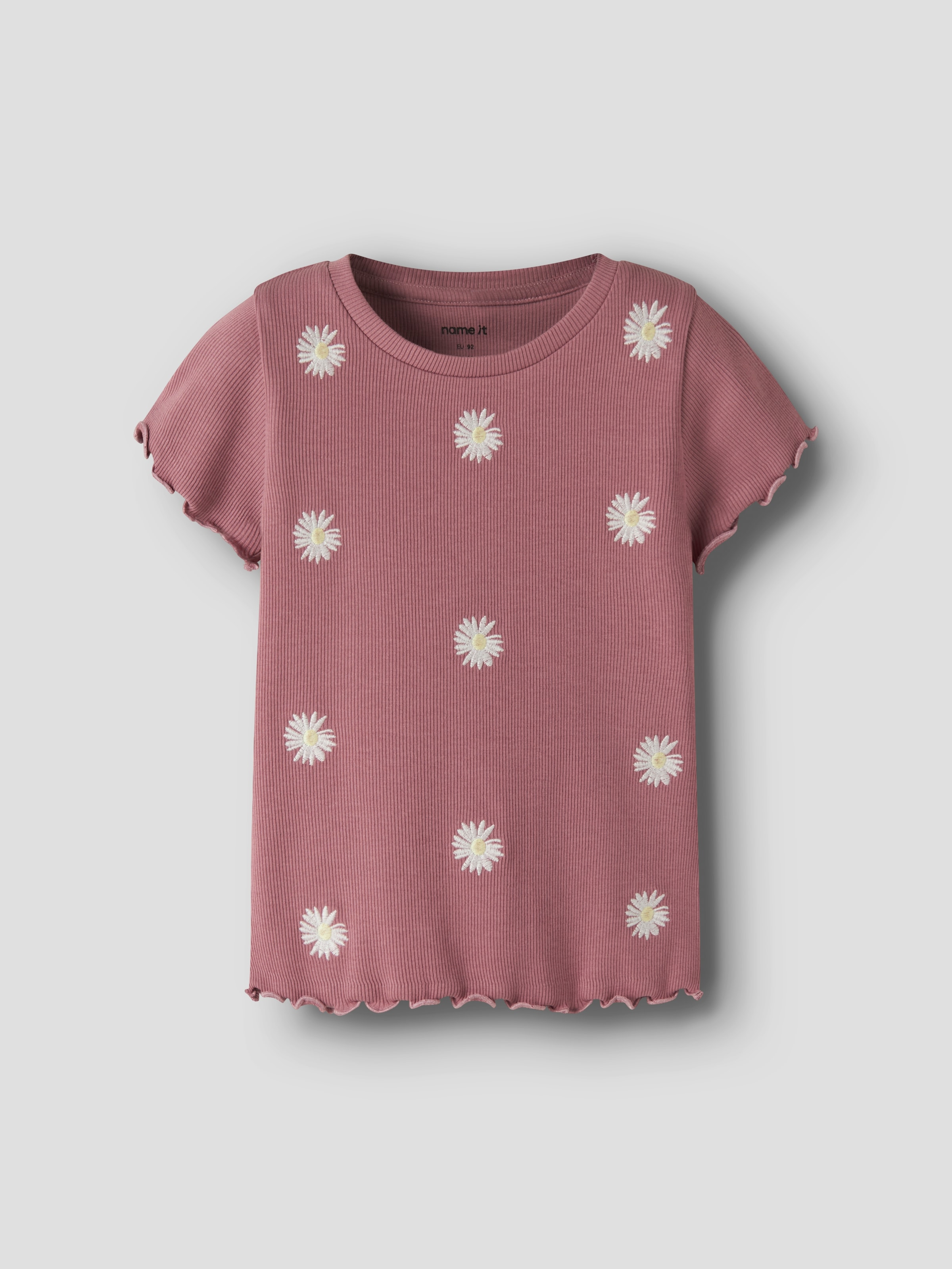 Name It T-shirt »NMFJOLEMO SS SLIM TOP BOX« Mélange de coton, coupe slim