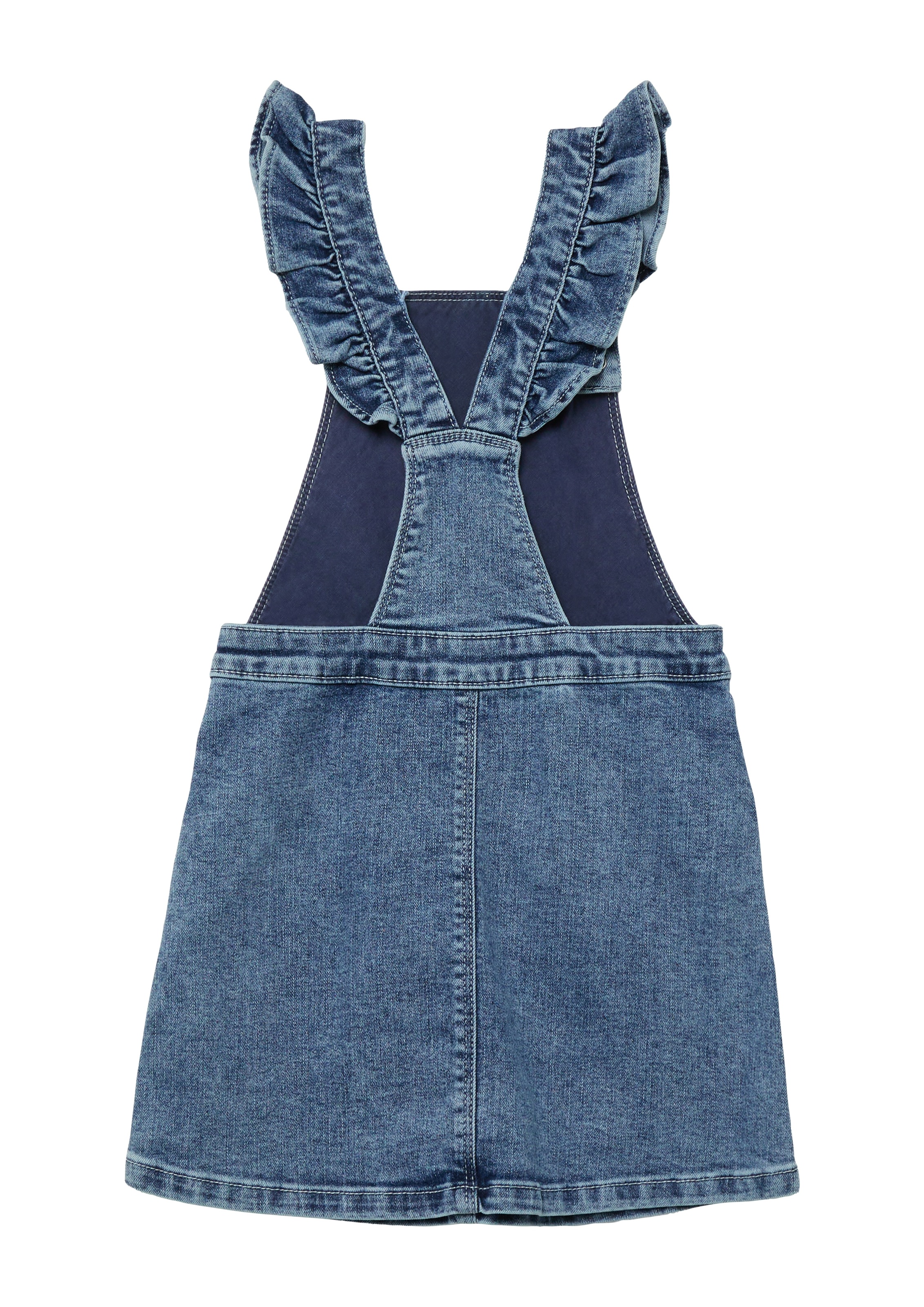 Image of s.Oliver Junior Latzrock aus Baumwollmischung mit Denim, Regular Fit