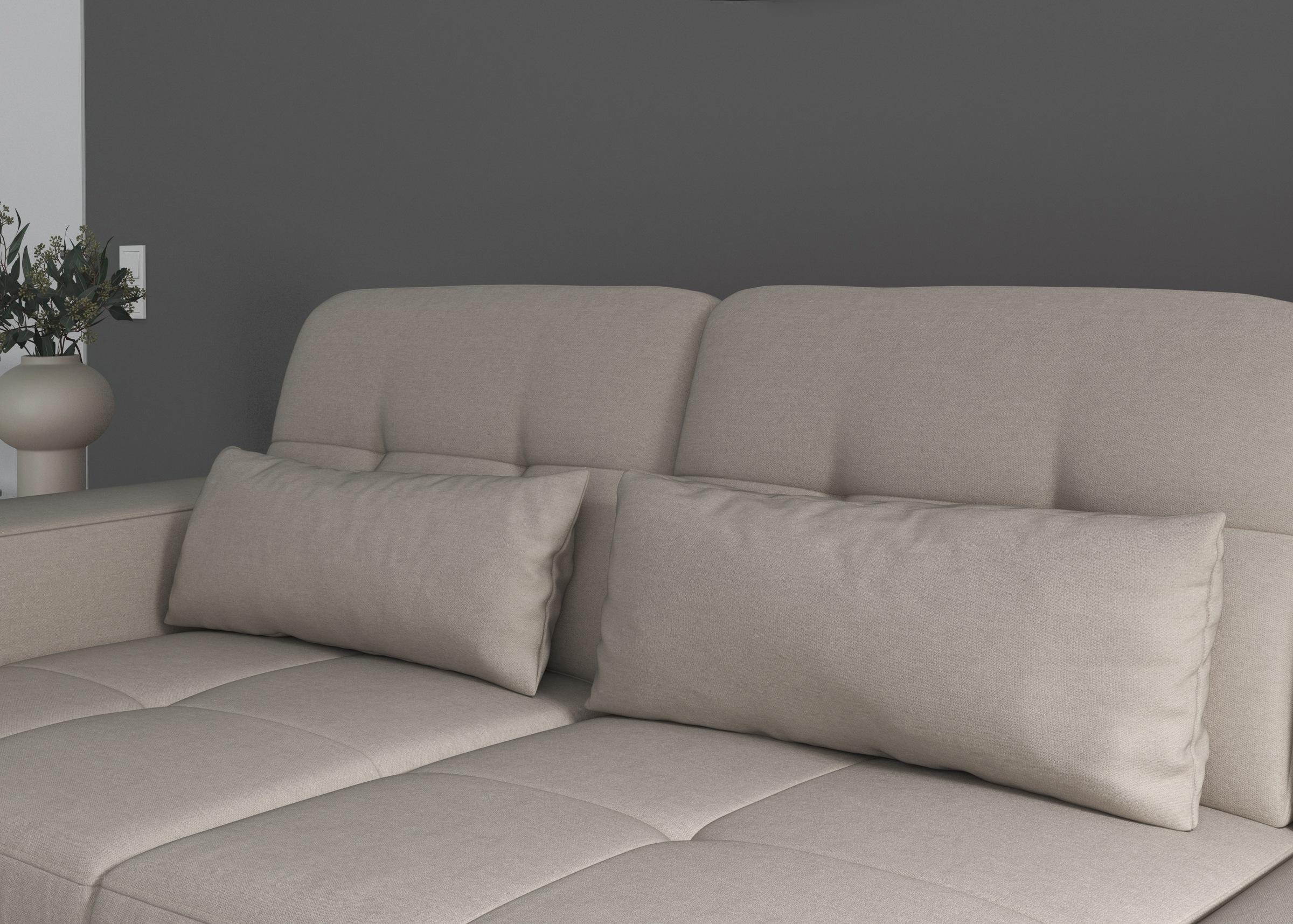 Image of sit&more Sofakissen "Baviene" Set, bestehend aus 2 Nierenkissen