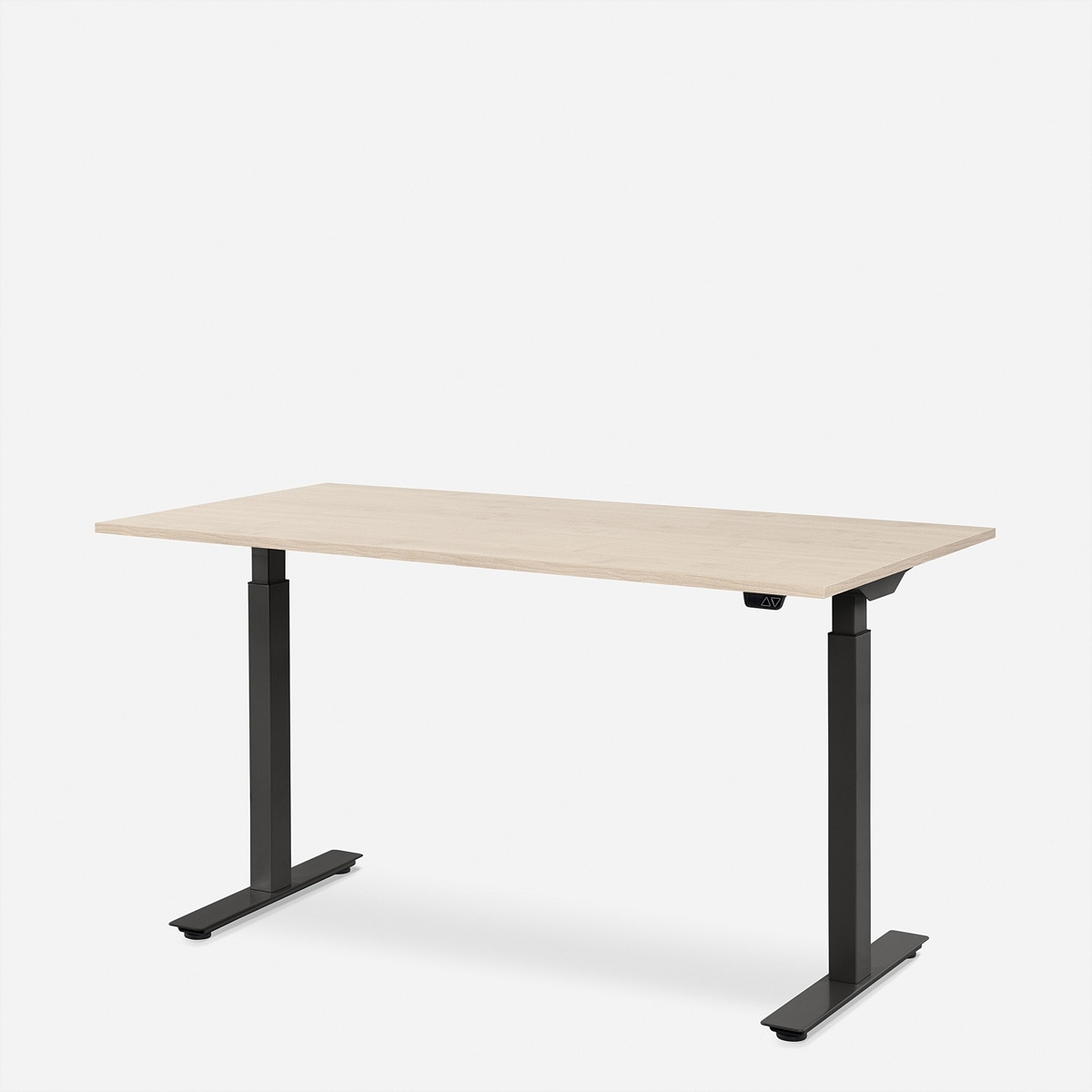 Schreibtische »WRK21 Schreibtisch Smart 180 x 80 cm, Höhenverstellbar, Mandal Ahorn / Schwarz«