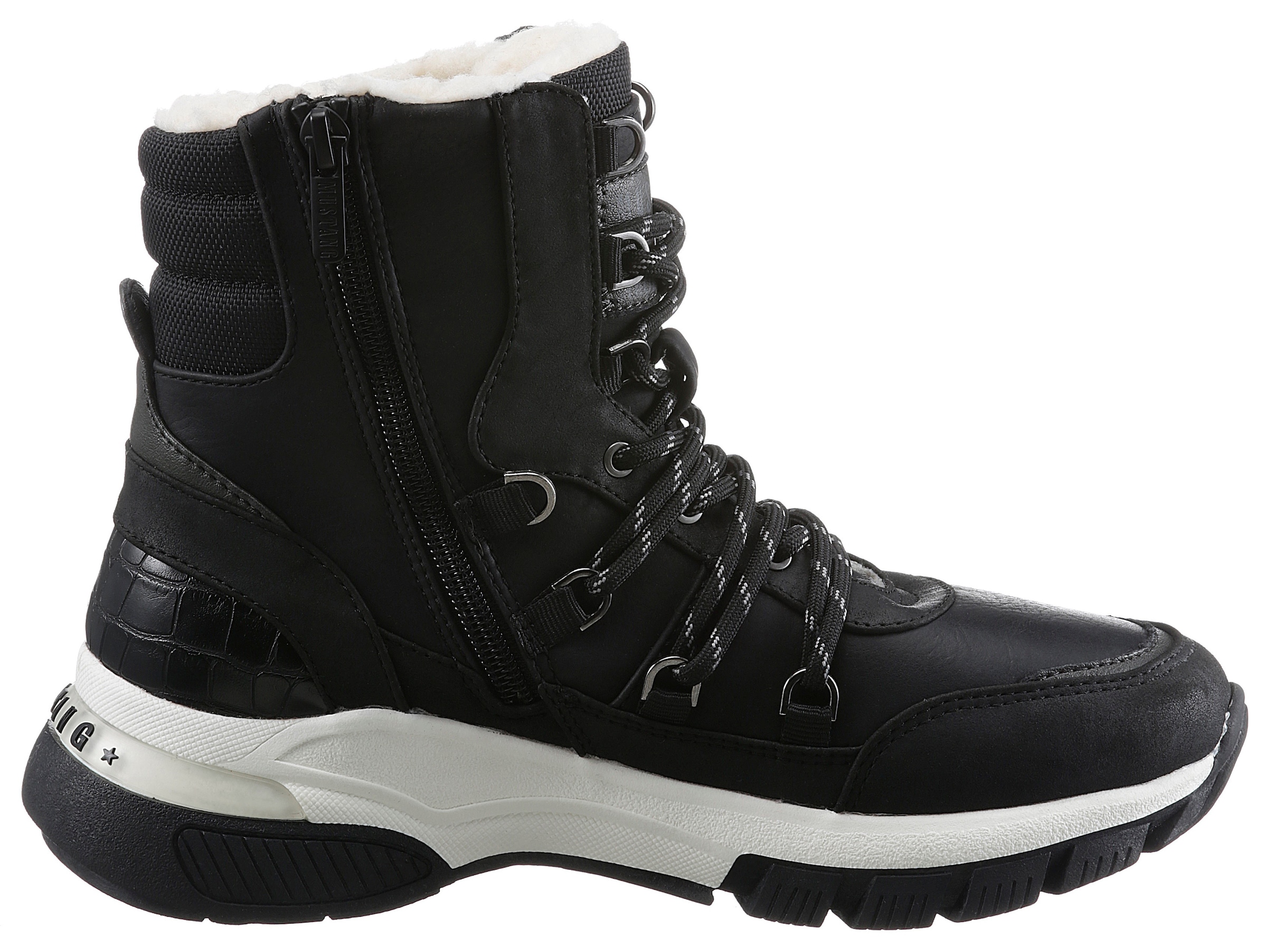 Mustang Shoes Winterboots, mit zweifarbiger Laufsohle