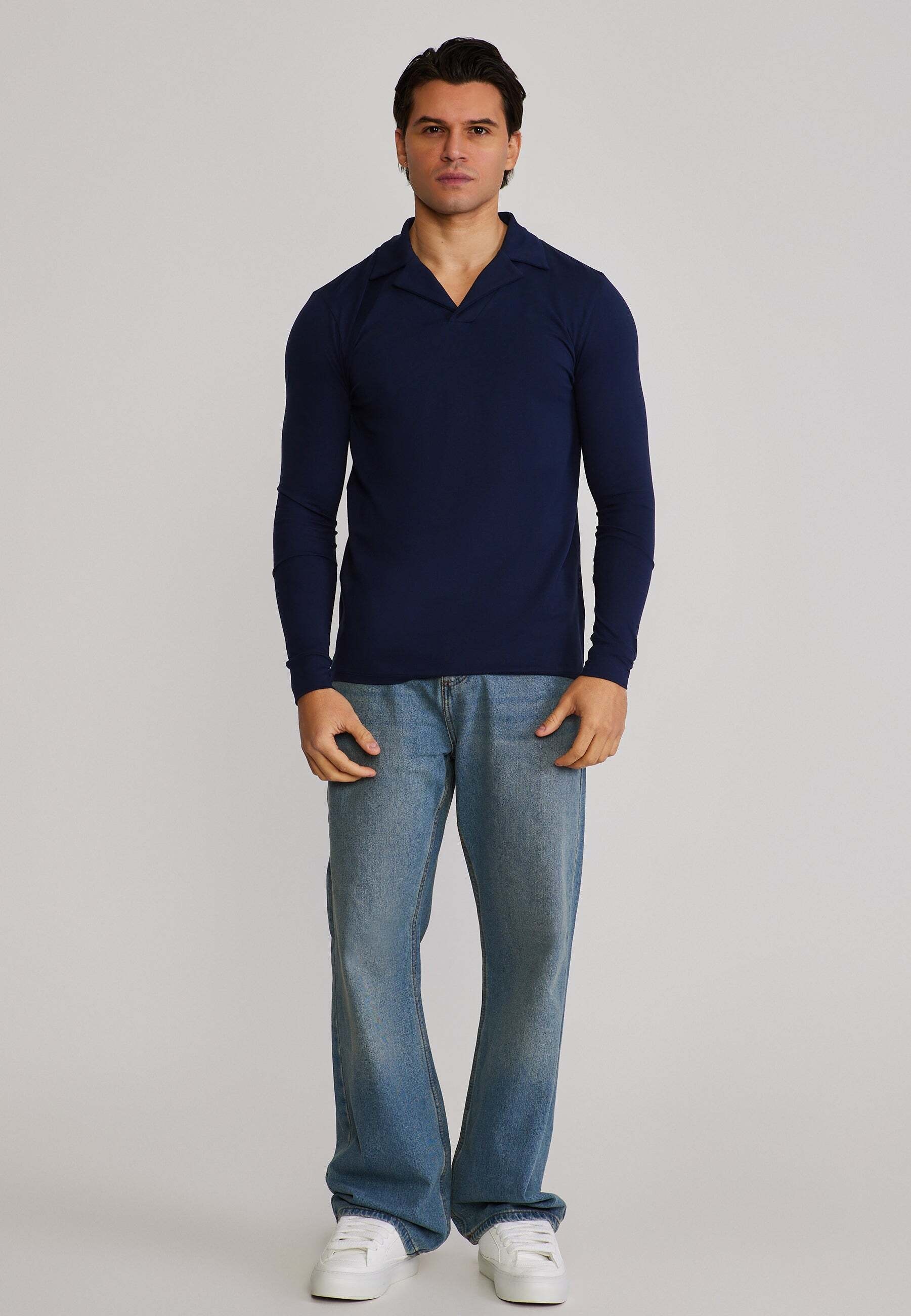Siksilk Polo à manches longues »Siksilk Langarmpolo Revere«