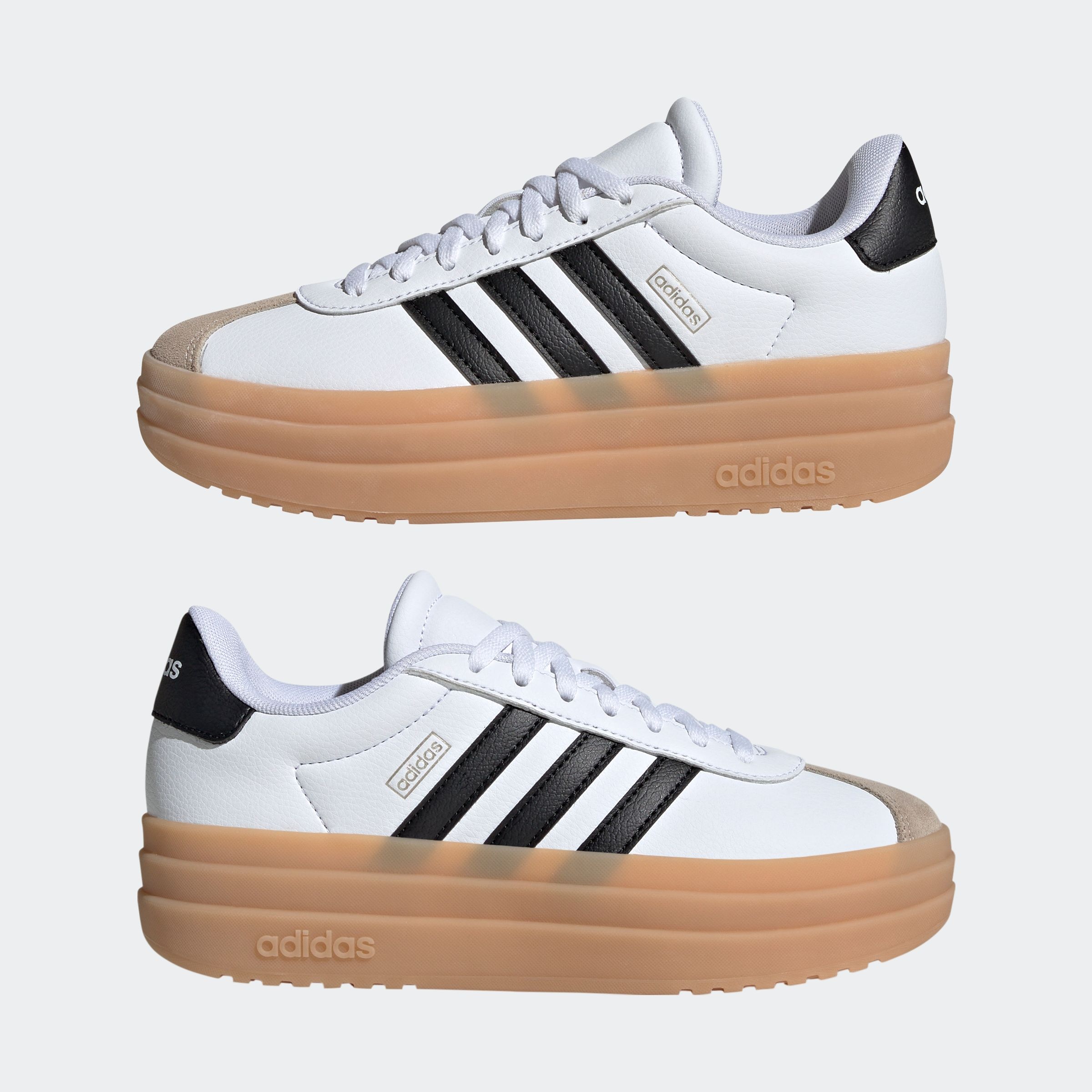 adidas Sportswear Sneaker »VL COURT BOLD LIFESTYLE KIDS«  Design auf den Spuren des adidas Gazelle Bold