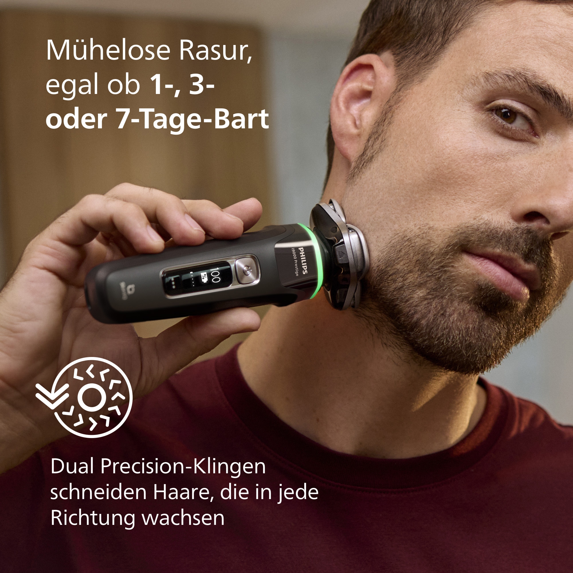 Philips Elektrorasierer »Series i9000 Prestige XP9200/30« integrierter Präzisionstrimmer mit SkinIQ Technologie, inkl. Ladestand, Reiseetui