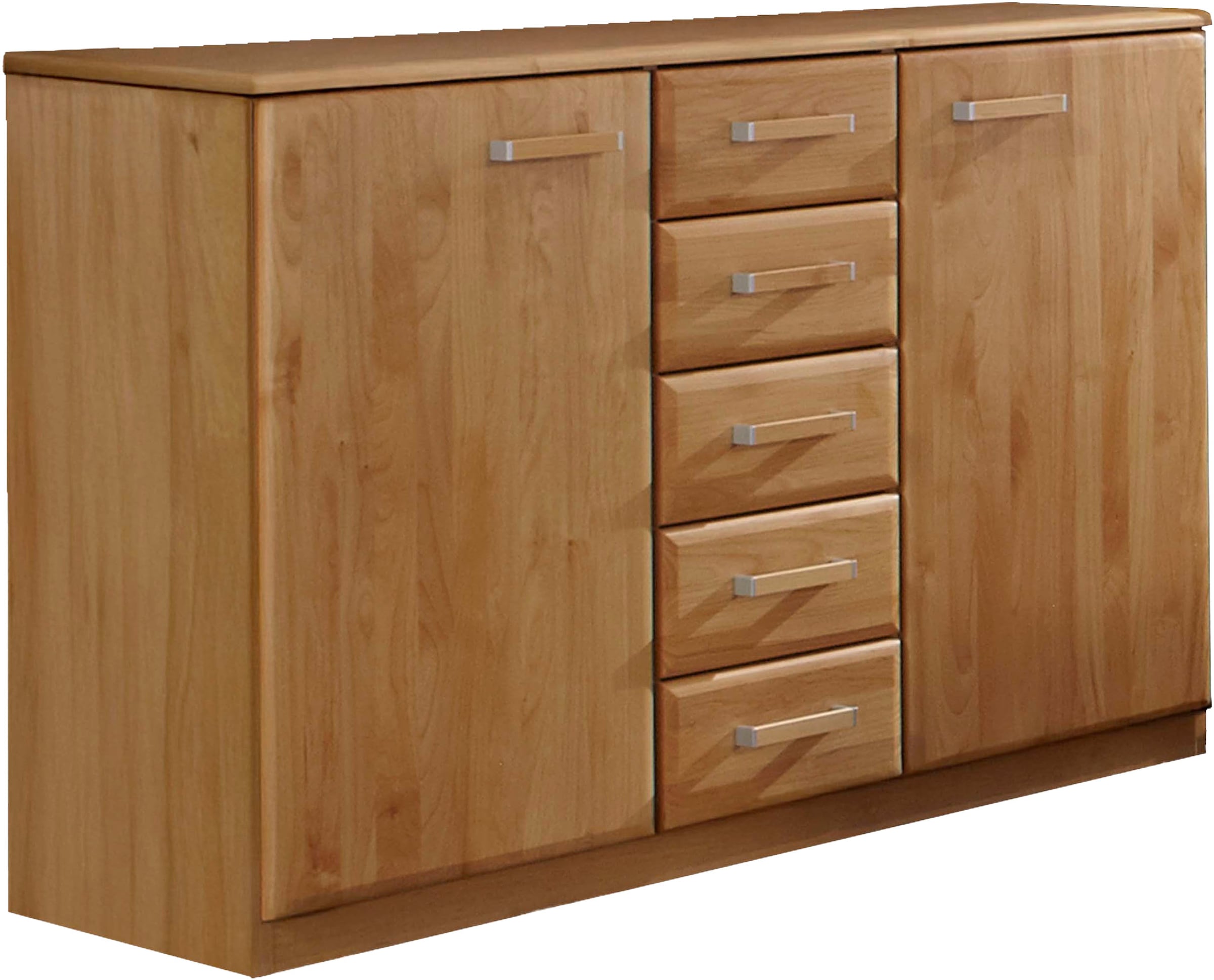 Image of WIEMANN Kombikommode "Lausanne, Drehtürenschrank, Schrank, Wäscheschrank, Erle teilmassiv" 2 Breiten, 2 Höhen 216/236 cm auswählbar, MADE IN GERMANY, Made in Germany