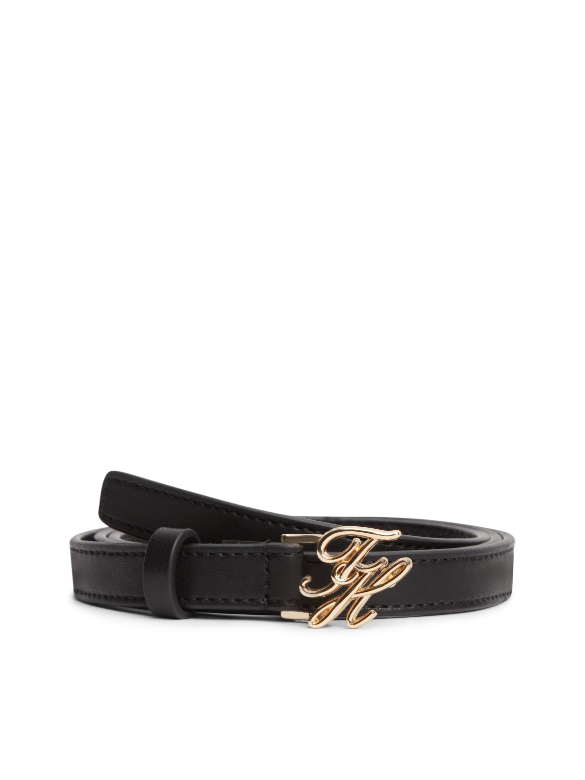 Image of Tommy Hilfiger Ledergürtel "SCRIPT 1.5 cm breit" Grössenverstellbar durch Schnalle