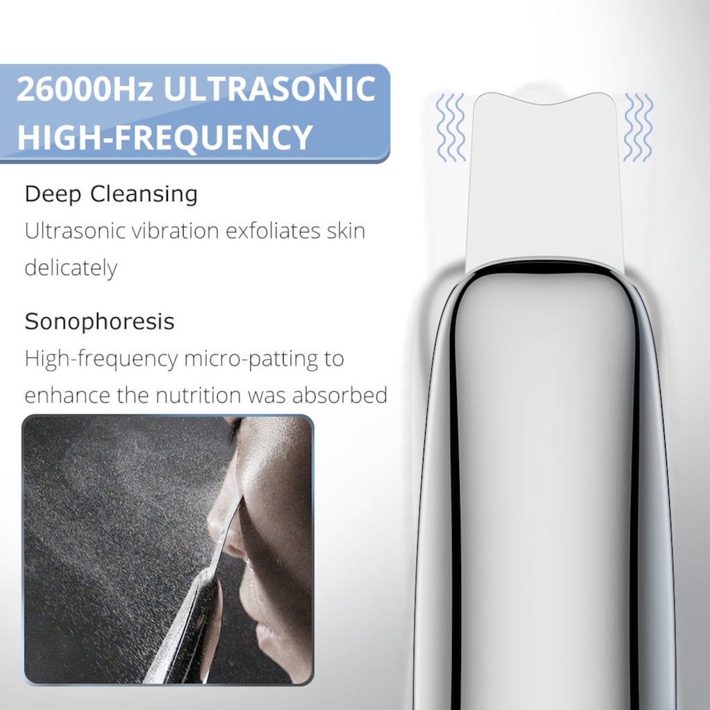 Elektrische Gesichtsreinigungsbürste »Ultrasonic scrub«