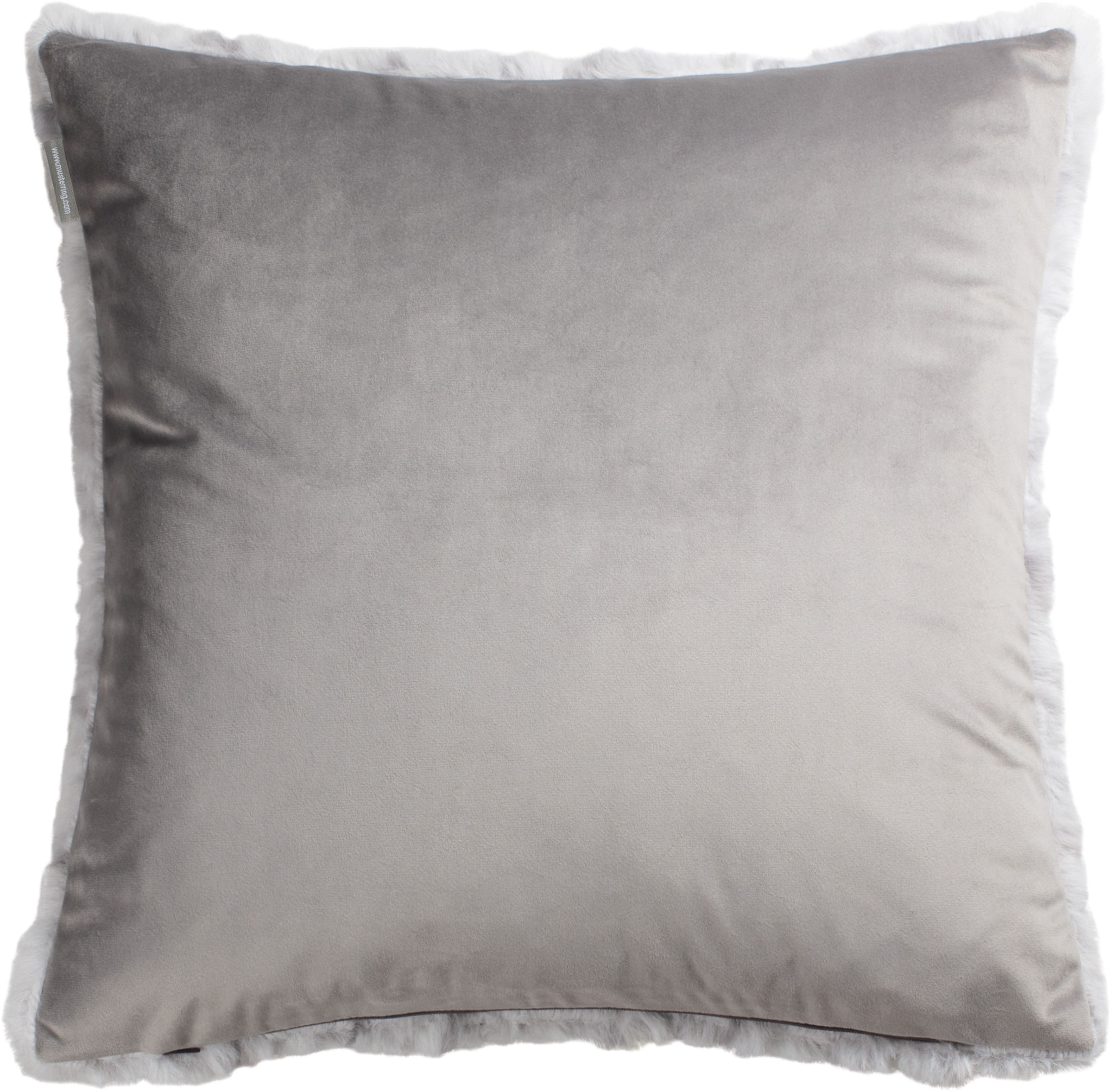 Musterring Dekokissen »Furry« 45 x 45cm, Wendekissen, 2 verschiedene Oberflächen