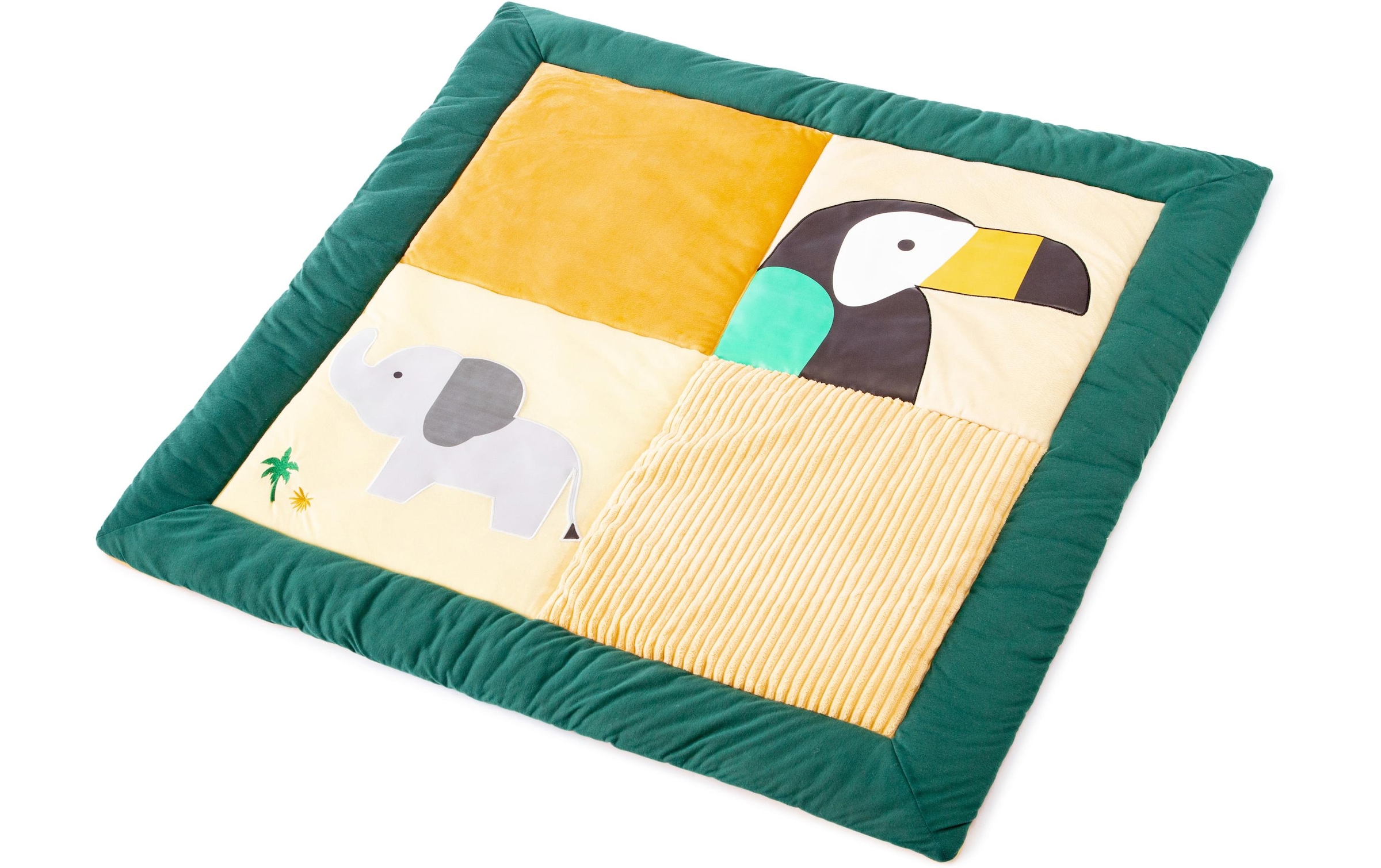 Spielmatte »little big friends Dschungel 100 x 100 cm«