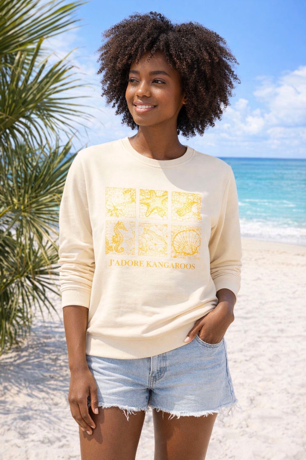 Image of KangaROOS Sweatshirt, mit Frontdruck