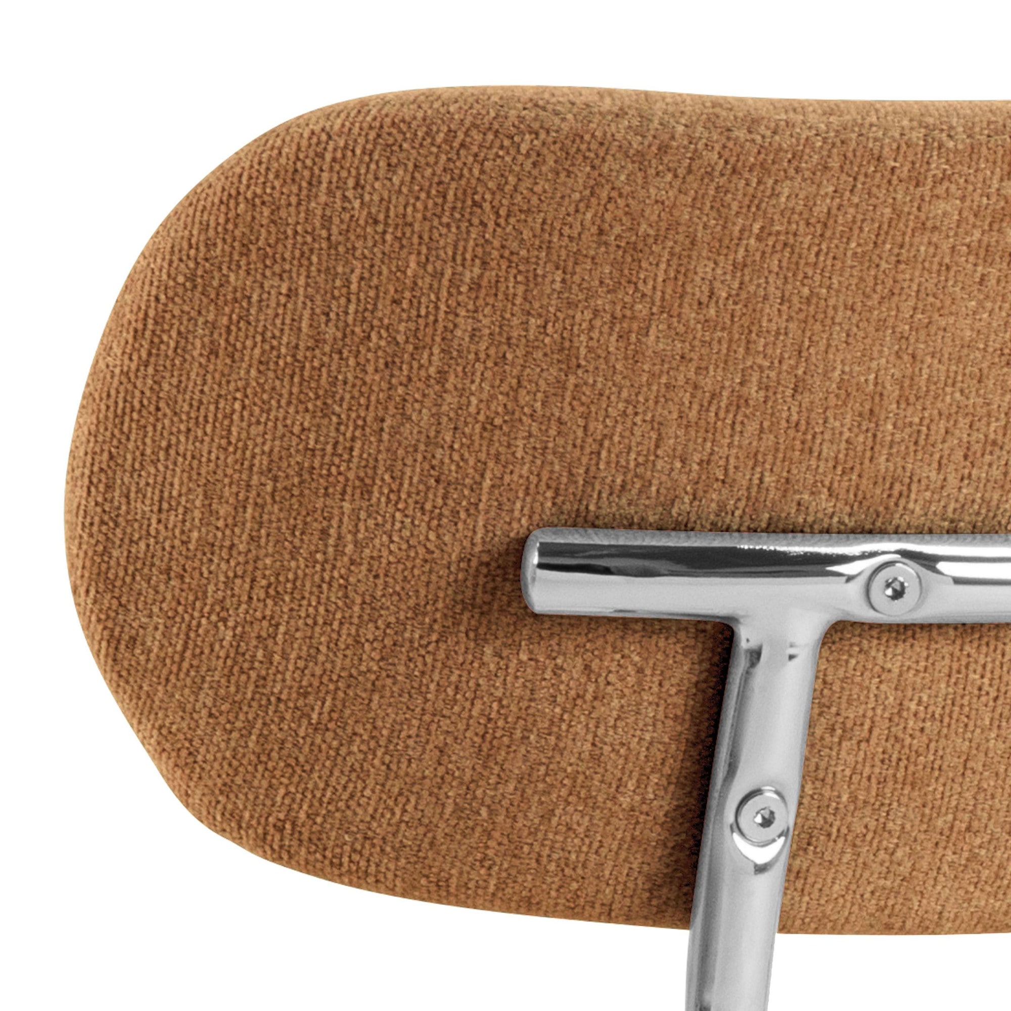 ACTONA GROUP Chaise de salle à manger »Lyric, Küchenstuhl, mit gepolsterter Sitzfläche« (Ensemble) 2 cuischaise, chenille, rétro-futuriste, structure acier chromé, FSC™