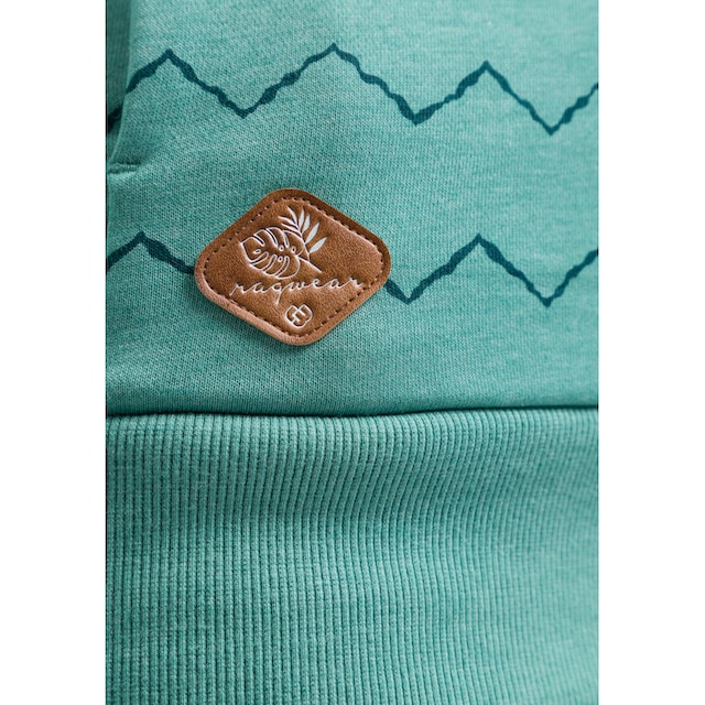 ♕ Ragwear Sweater »GRIPY BUTTON CHEVRON O«, Hoodie mit hochschiessendem  Schalkragen mit Zierknopfbesatz versandkostenfrei kaufen