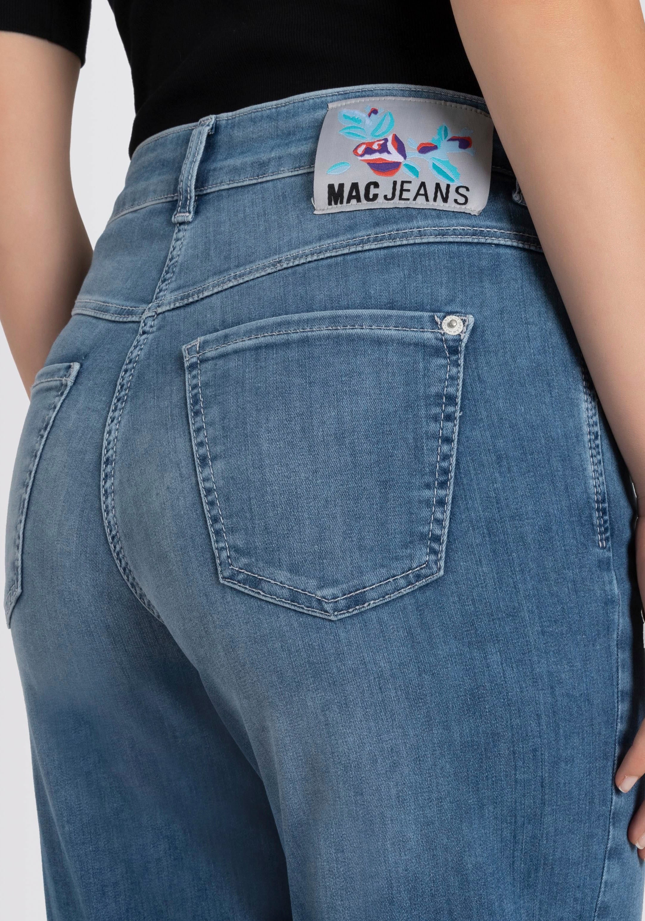 ♕ MAC Weite Jeans »DREAM WIDE«, mit weitem Bein - Stretch versandkostenfrei  kaufen