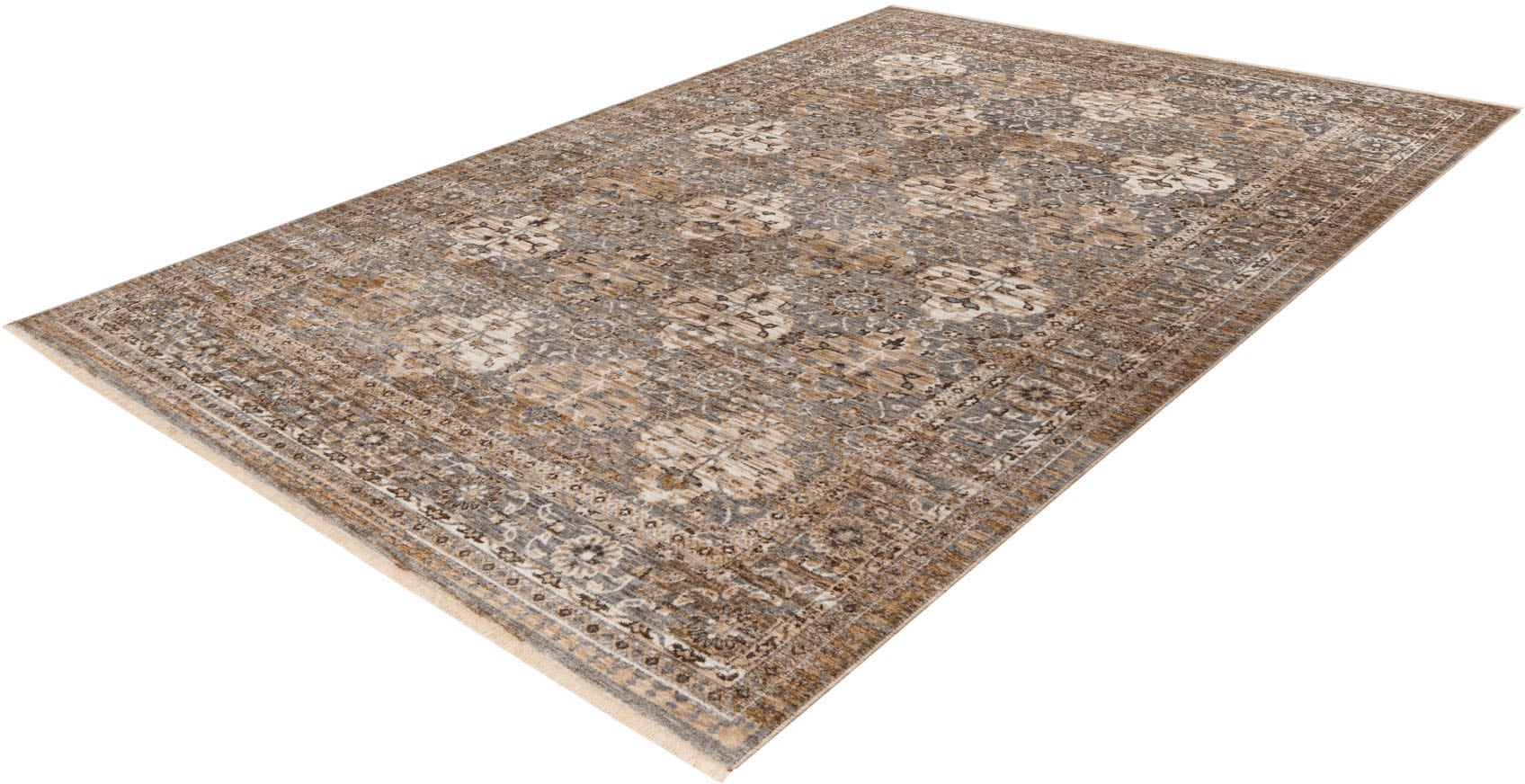 Teppich »My Laos 467«, rechteckig, orientalisches Design, mit Fransen, Wohnzimmer,...