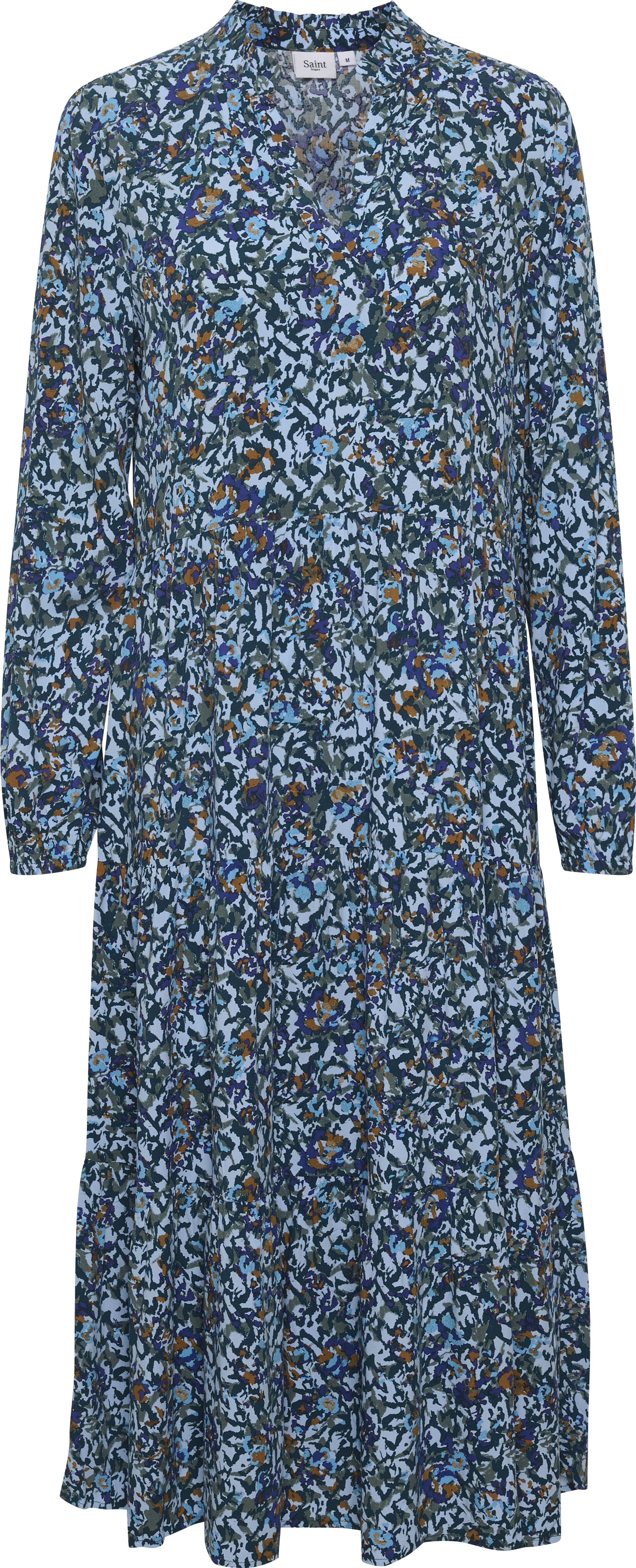 Saint Tropez Sommerkleid »EdaSZ Maxi Dress«, mit Volant-SAINT TROPEZ 1