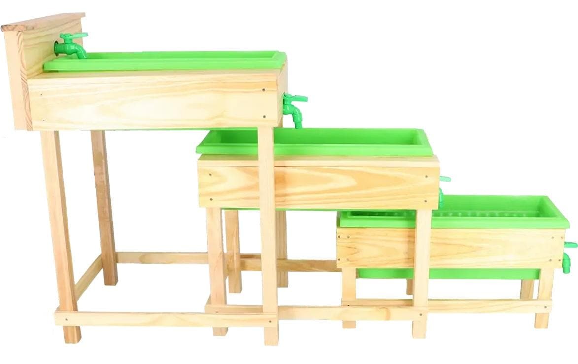 esschert design Wasserspieltisch »Holz, 3-teilig«