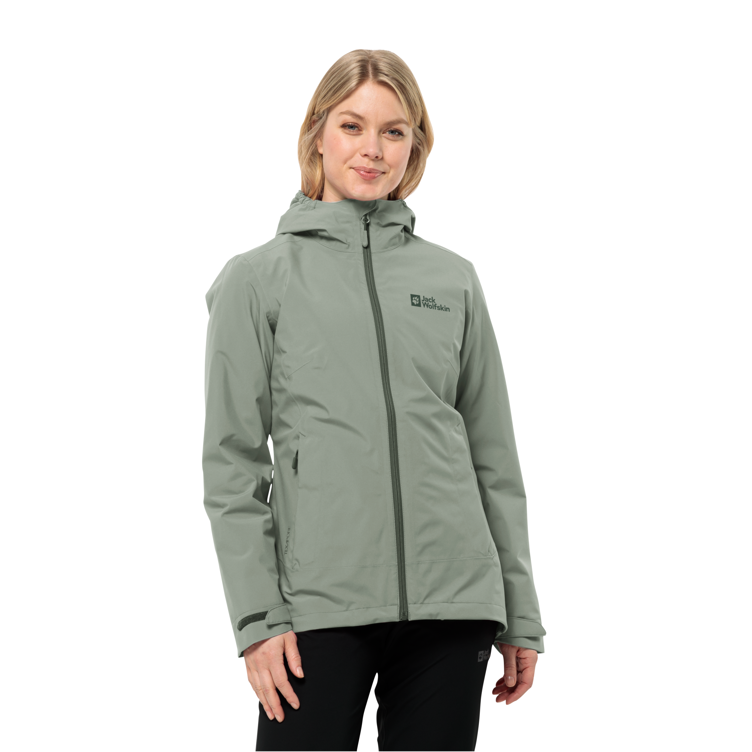 Jack Wolfskin 3-in-1-Funktionsjacke »MOONRISE 3IN1 JKT W«, mit Kapuze, mit wasserabweisenden Reissverschlüssen
