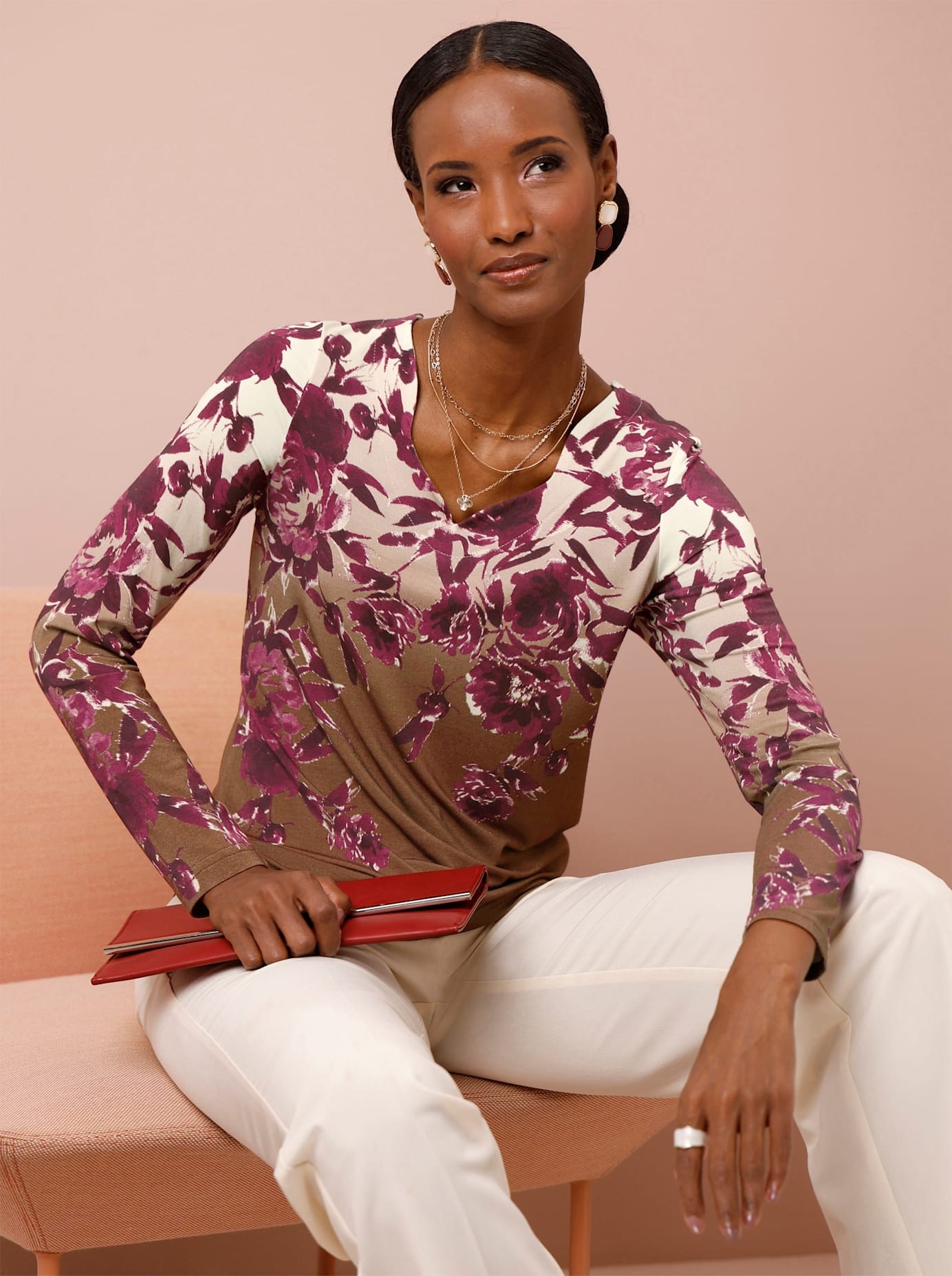 Image of creation L Print-Shirt "Modal-Shirt" 1
