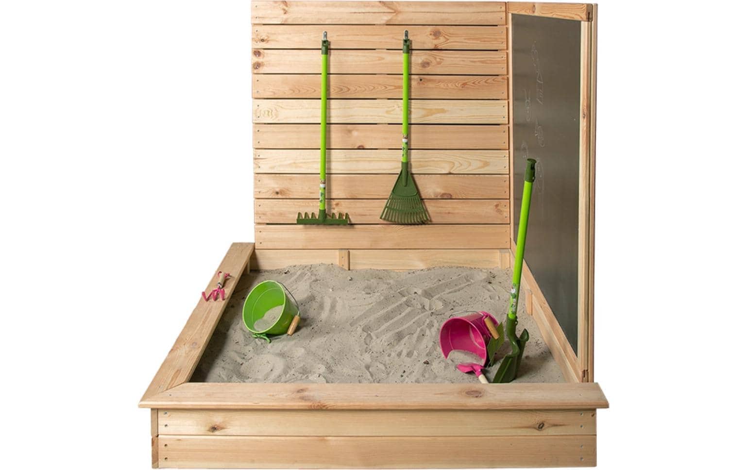 esschert design Sandkasten »mit Tafel Holz 115.5 cm«