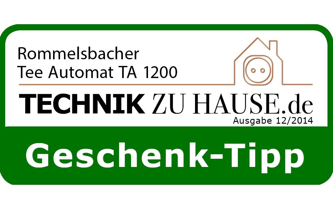 Rommelsbacher Wasser-/Teekocher »»TA 1200 Schwarz««, 1200 W