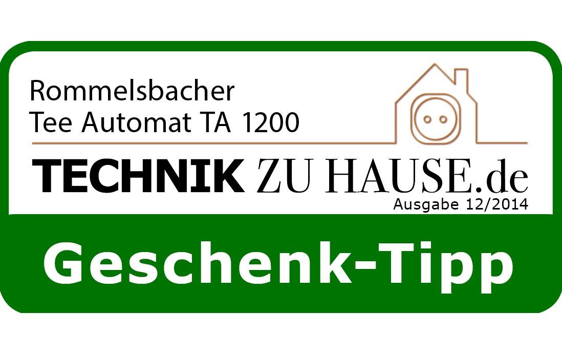 Rommelsbacher Wasser-/Teekocher »»TA 1200 Schwarz««, 1200 W, Lieferung mit passendem CH-Fixadapter