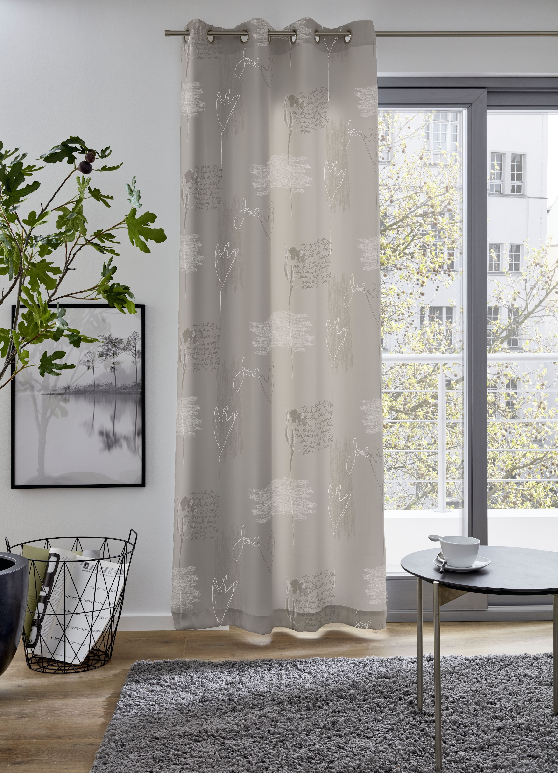 DELAVITA Vorhang »AMSTERDAM«, (1 St.), blickdicht, bedruckt, verschiedene  Grössen günstig kaufen