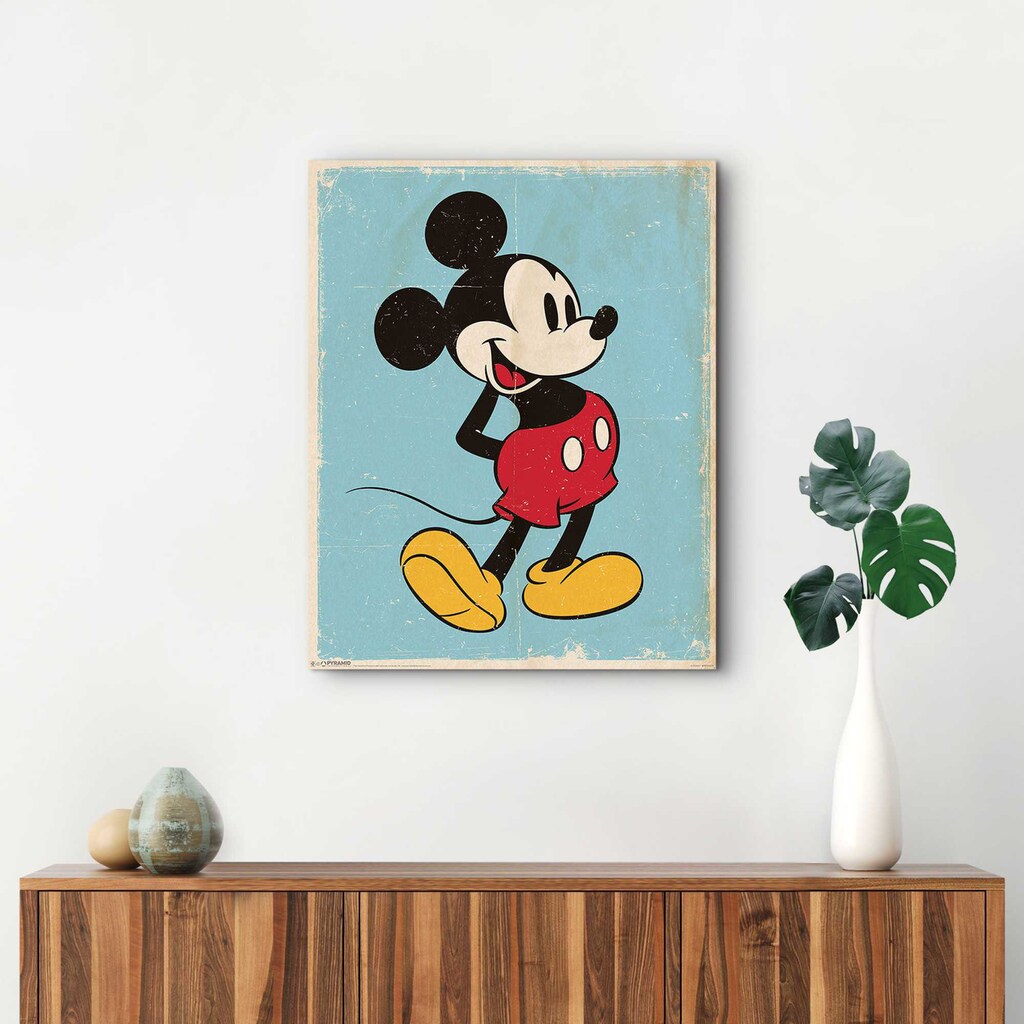 Reinders! Deco-Panel »Mickey Maus retro«