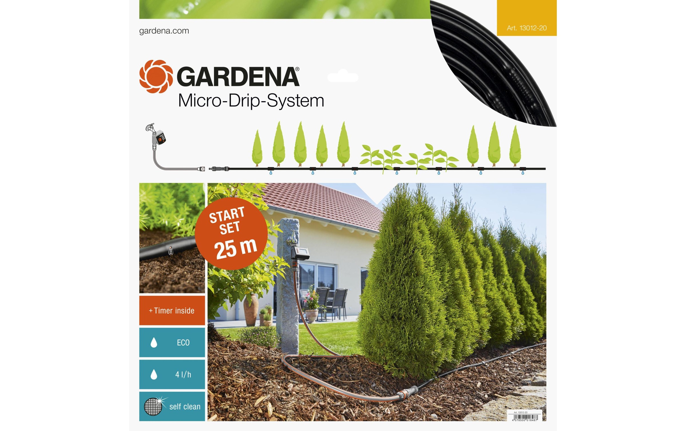 Image of GARDENA Bewässerungssystem »M 13012 Micro-Drip-System Pflanzreihe automatic«, Micro-Drip-System bei Ackermann Versand Schweiz
