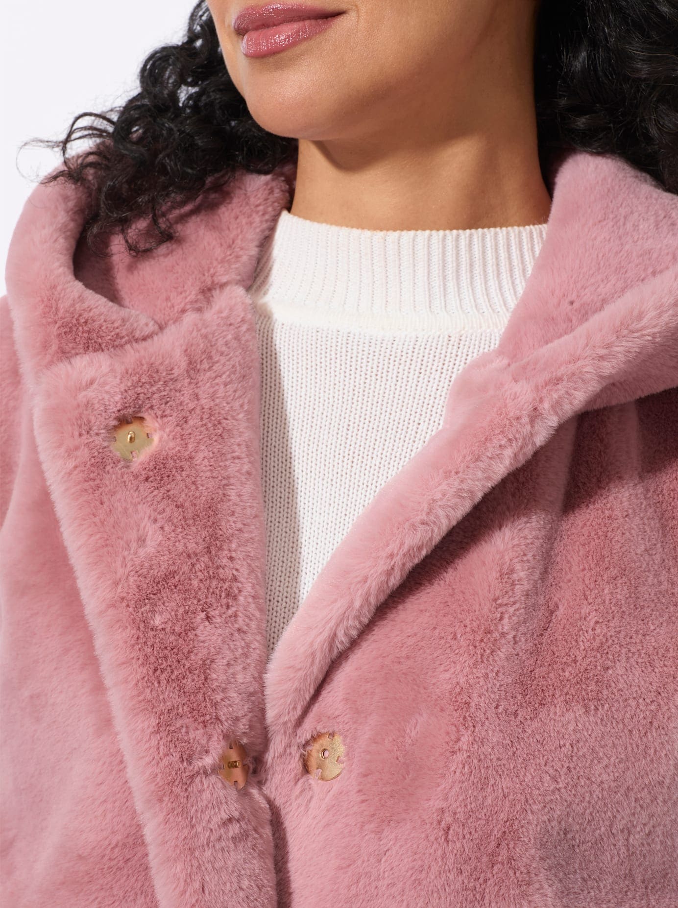 Inspirationen Gilet en imitation fourrure