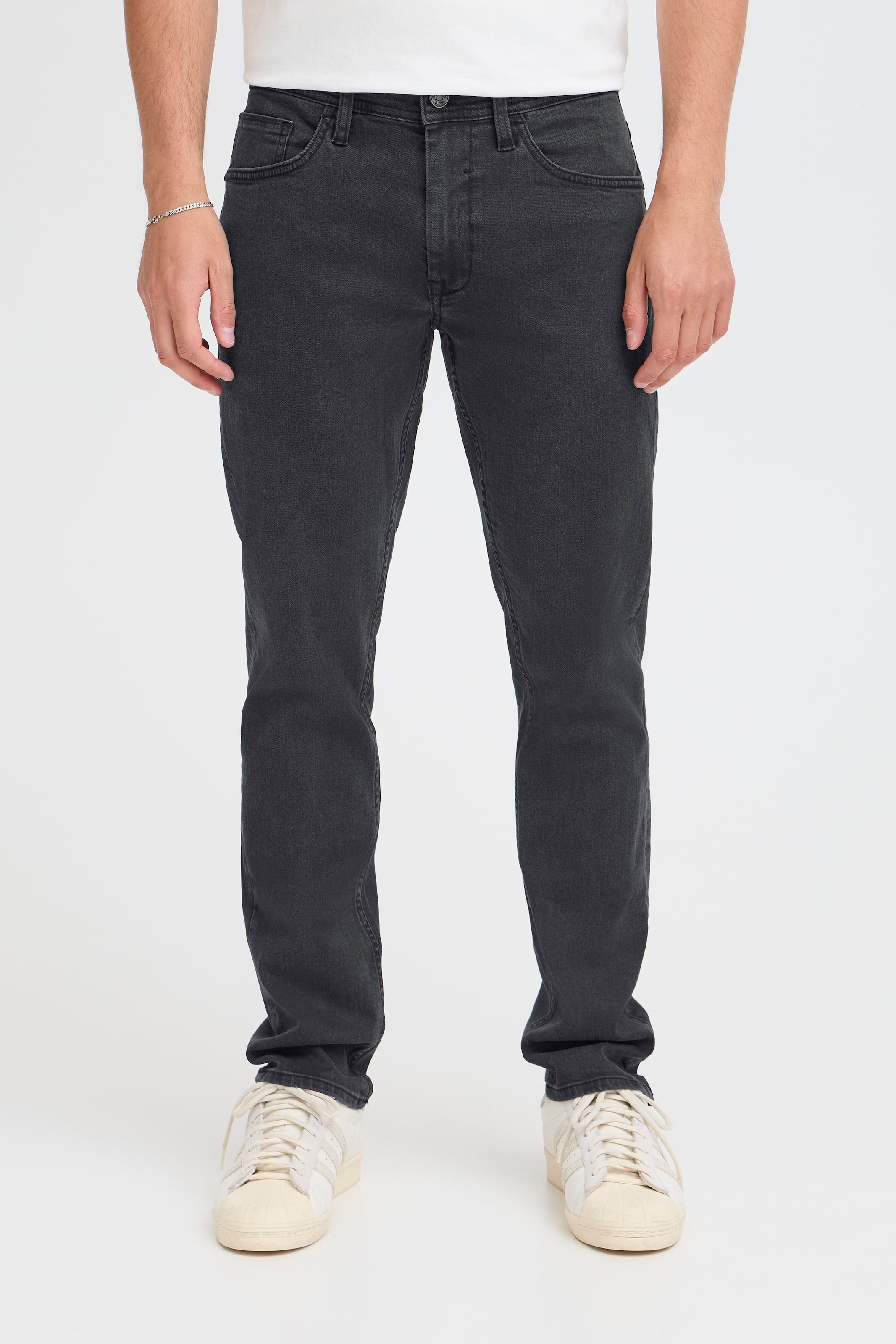Image of Blend 5-Pocket-Jeans "BHTWISTER SLIM/REG" aus Baumwollmischung, Regular Fit, knöchellang, mit Reissverschluss