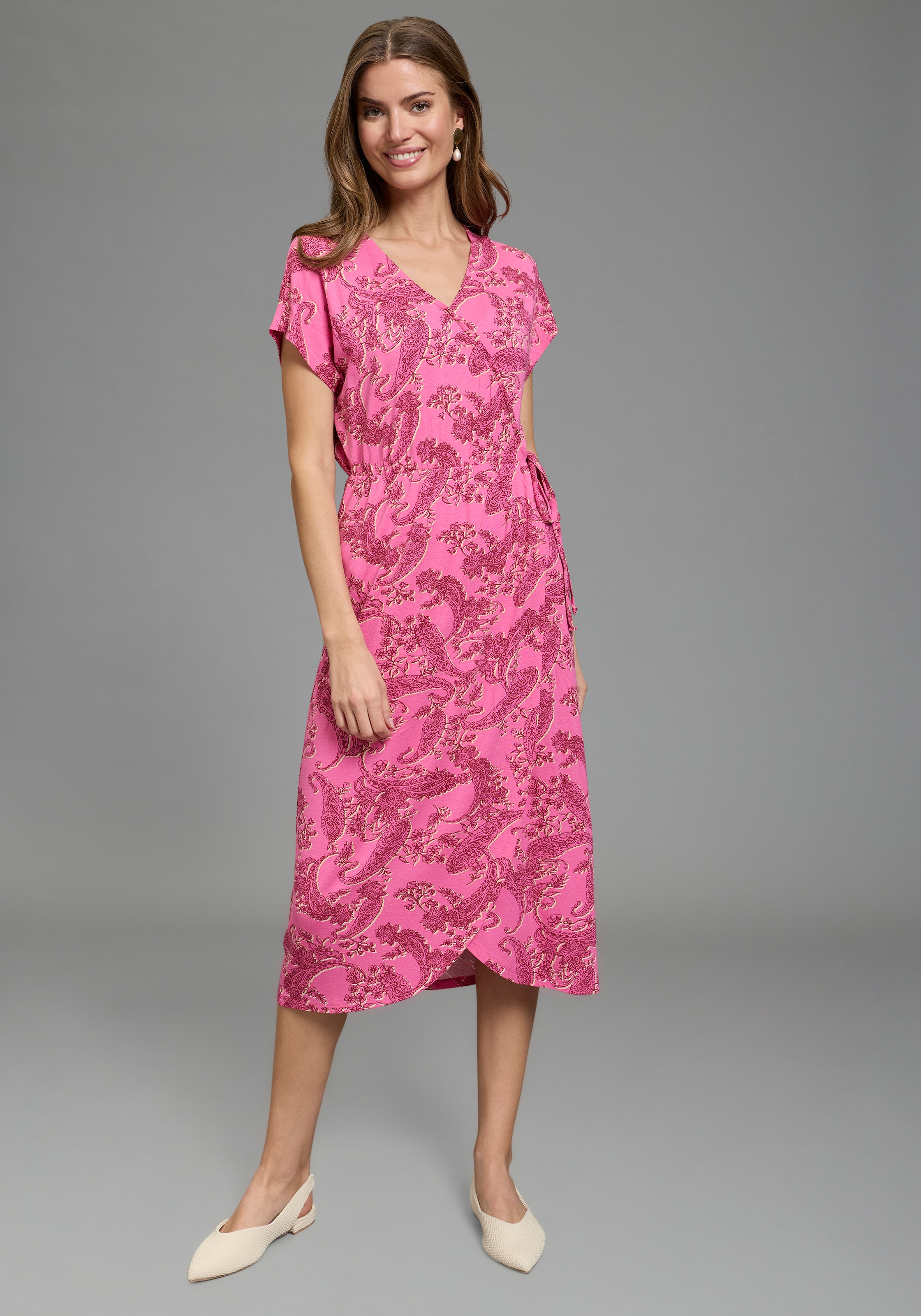 Image of Laura Scott Sommerkleid mit Paisley-Optik, aus Viskose und Elasthan