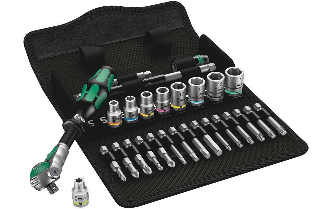 Image of Wera Ratsche "8100 SA 6 Zyklop Speed" 28 Stk. tlg.