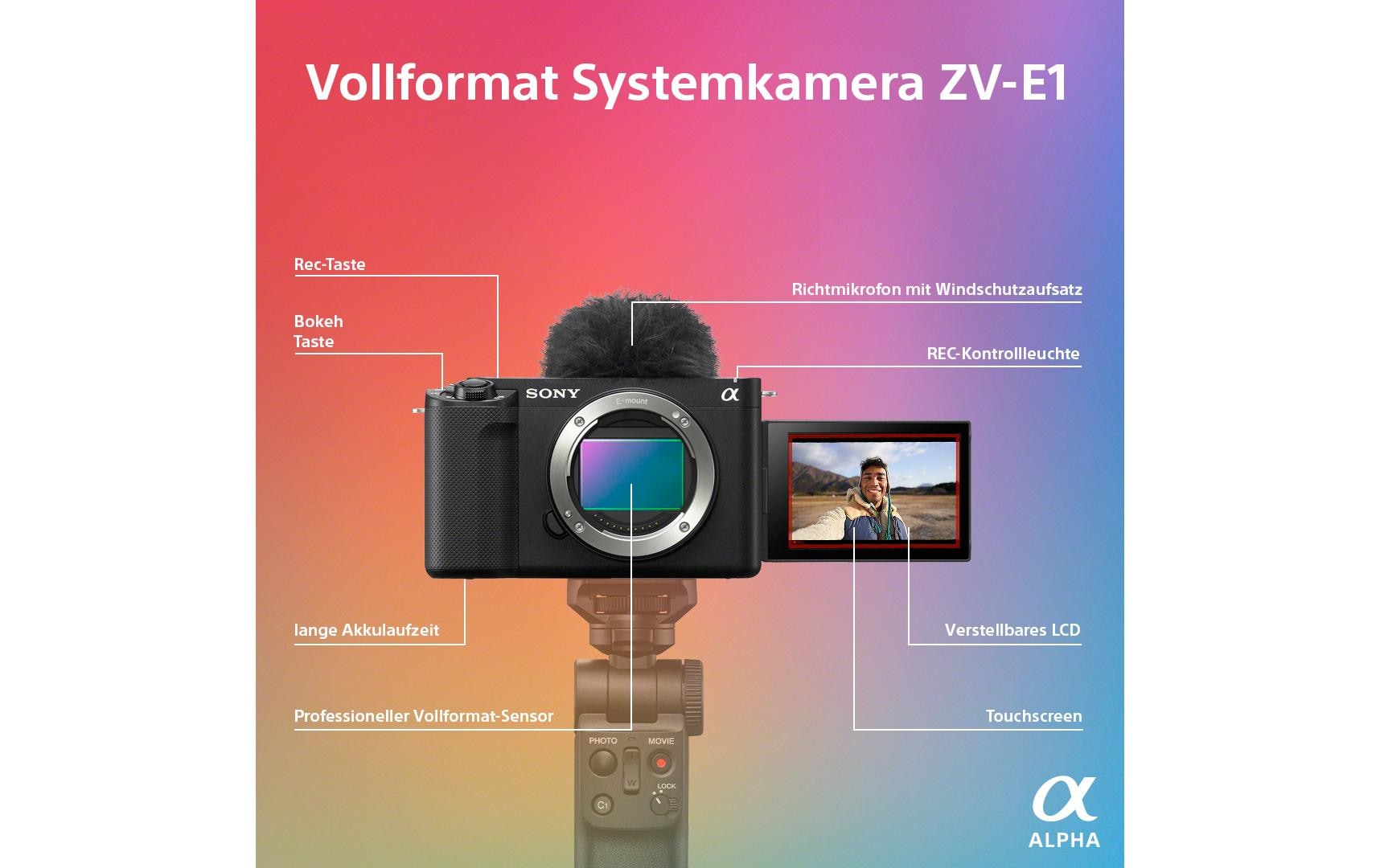 Sony Systemkamera »ZV-E1« , 12,1 , Bluetooth