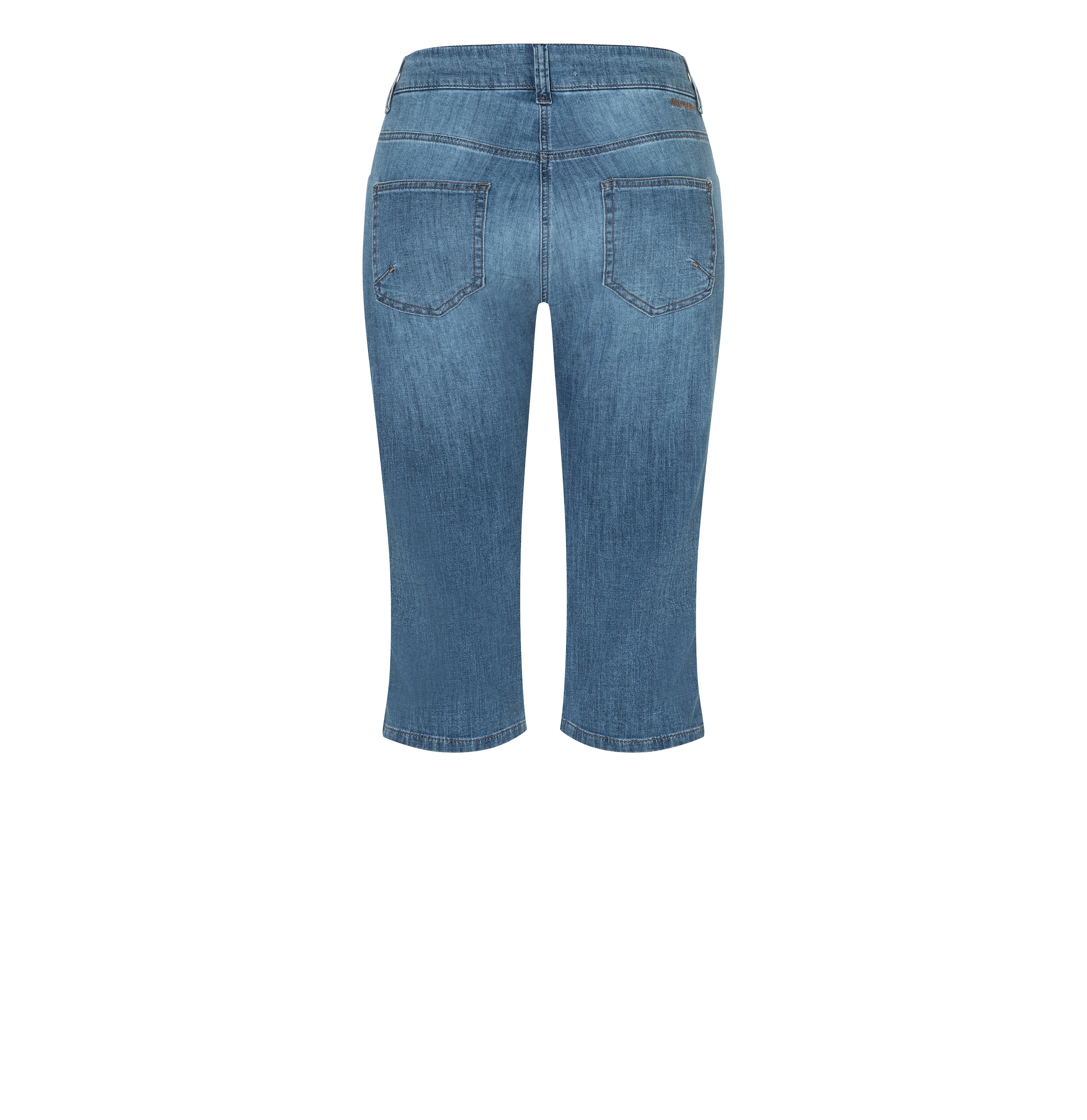 MAC Caprijeans »CAPRI« Eingelegte Zierfalten am Saum