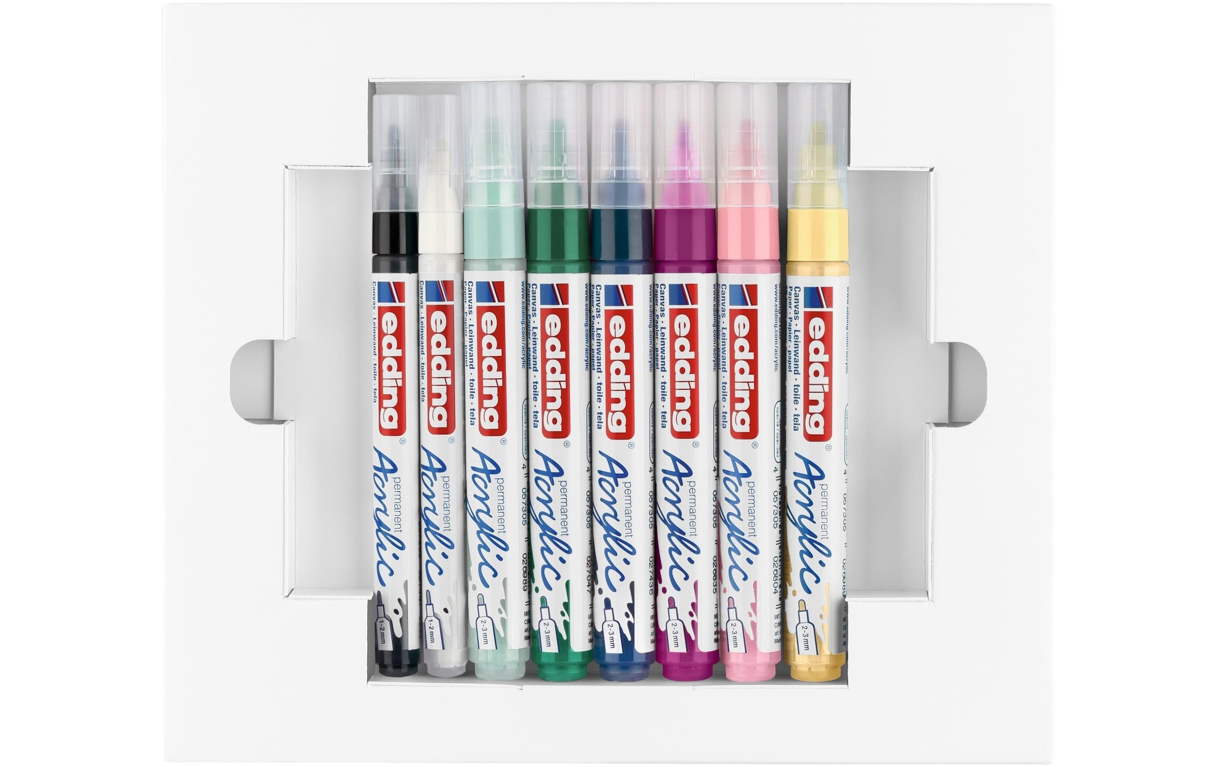 edding Marker »Starter Set 8-teilig«, (8 tlg.), Strichstärke 3mm
