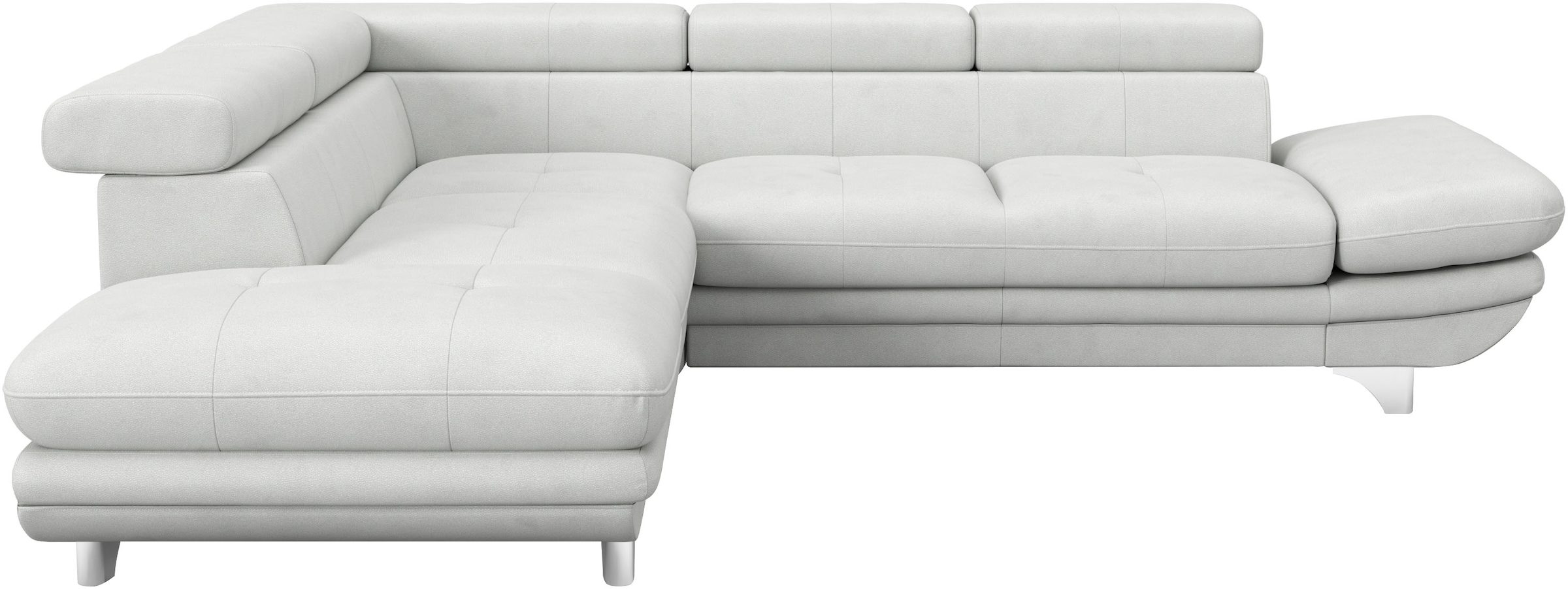 COTTA Ecksofa »Enterprise L-Form« mit Arm- & Kopfteilverstellung, wahlweise mit Bettfunktion