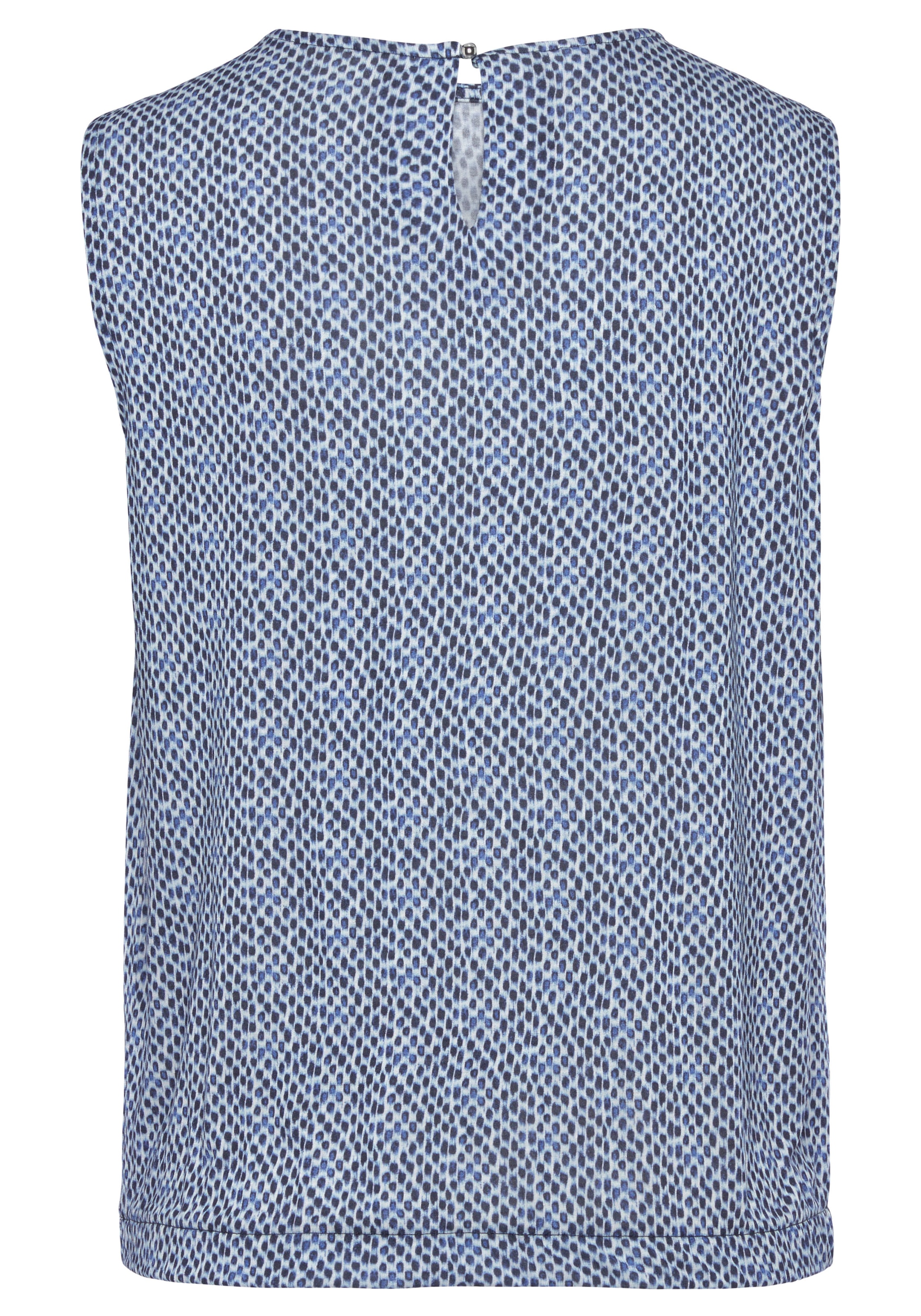 LASCANA Shirttop, mit Alloverdruck, lockere Passform