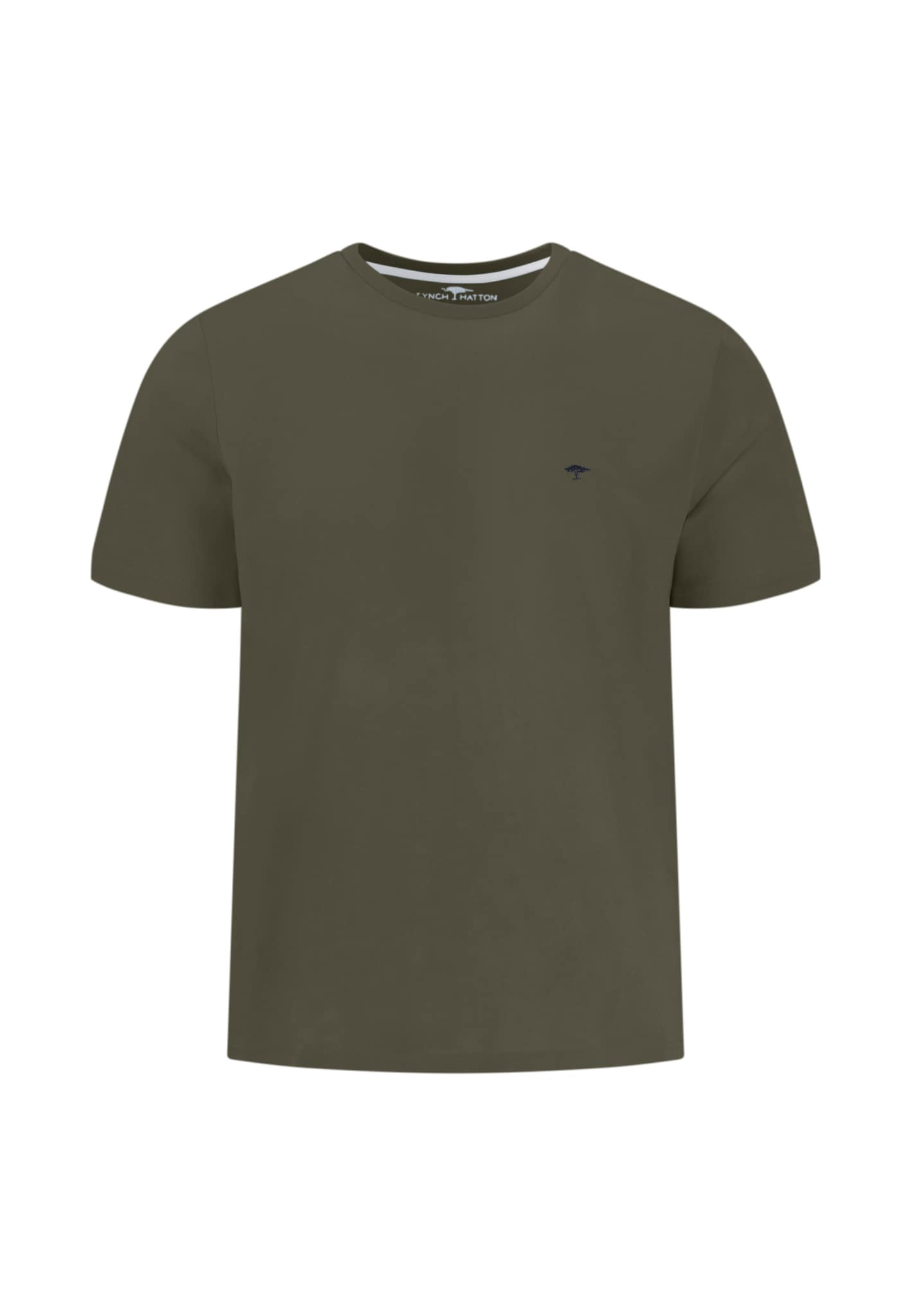 FYNCH-HATTON »FYNCH-HATTON Basic T-Shirt« normale Passform, Rundhalsausschnitt, aus Baumwolle
